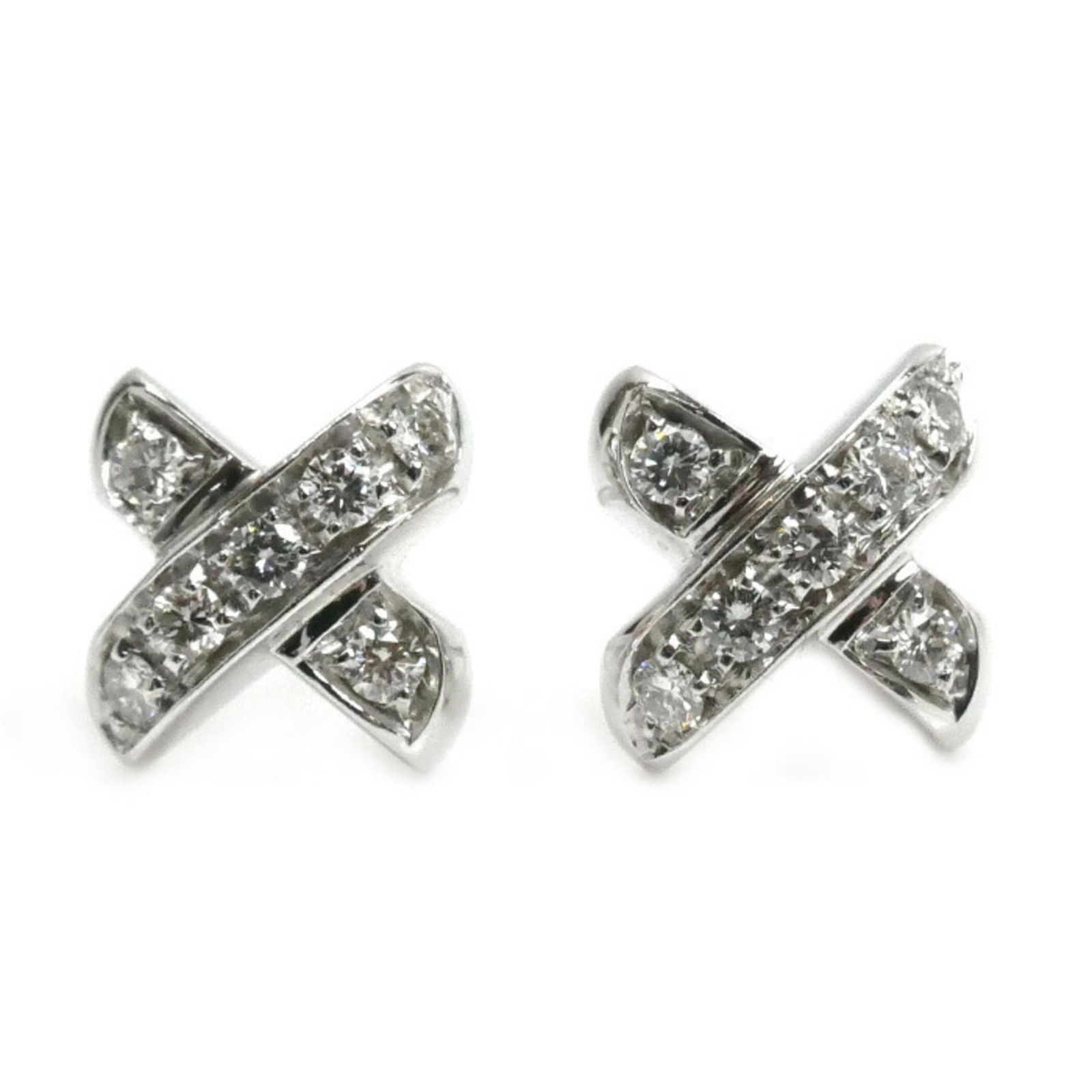 (18K) Tiffany Stud Earrings White Gold: (18K) Tiffany Stud Earrings White Gold This listing features (18K) Tiffany Stud Earrings White Gold. Item specifics are provided below. Item Specifics: Brand: Tiffany Type: Stud Earrings Gender: