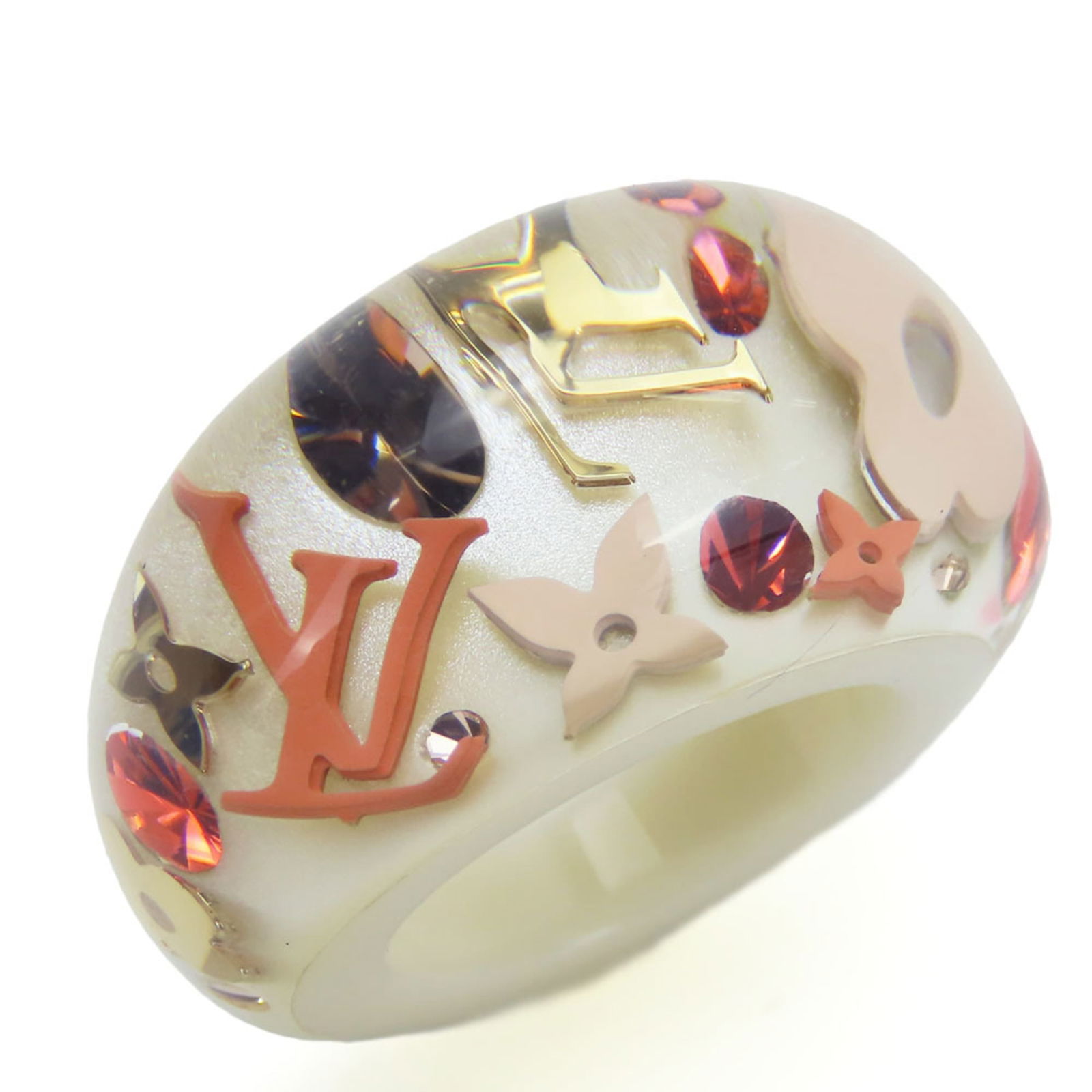 Plastic Louis Vuitton Band Ring: Plastic Louis Vuitton Band Ring This listing features Plastic Louis Vuitton Band Ring. Item specifics are provided below. Item Specifics: Brand: Louis Vuitton Type: Band Ring Gender: Women Material: