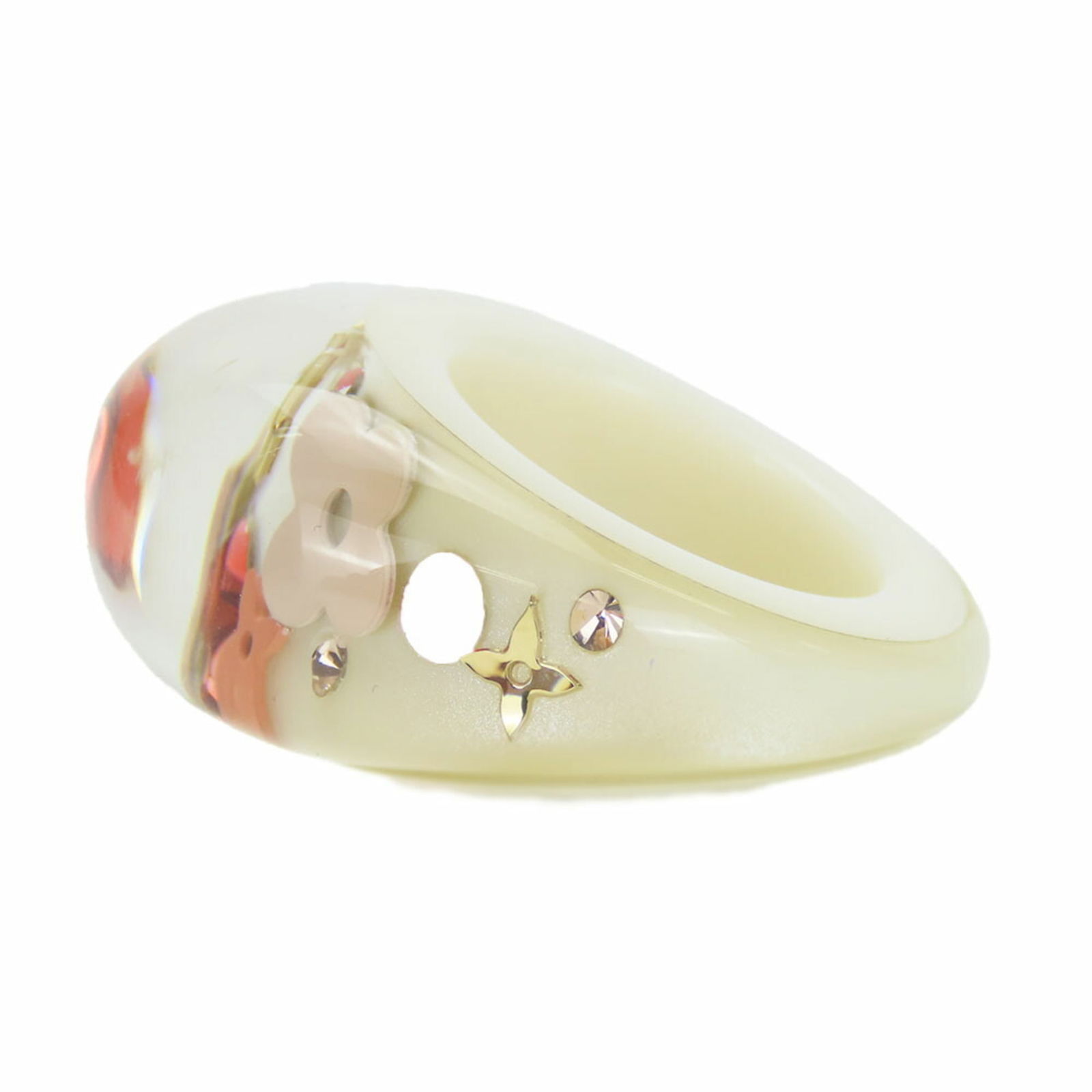 Plastic Louis Vuitton Band Ring - 3