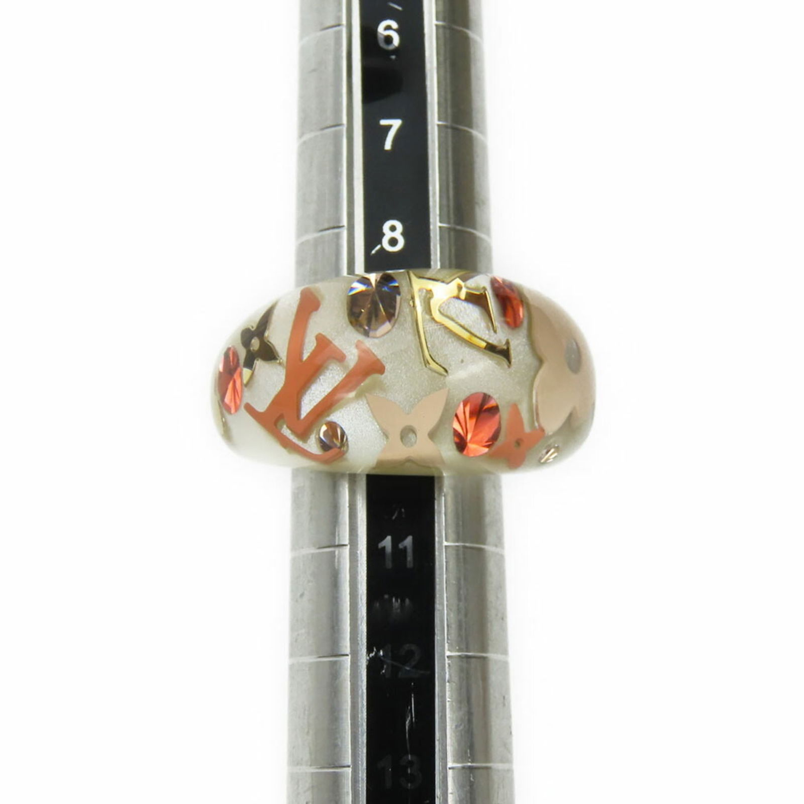 Plastic Louis Vuitton Band Ring - 8