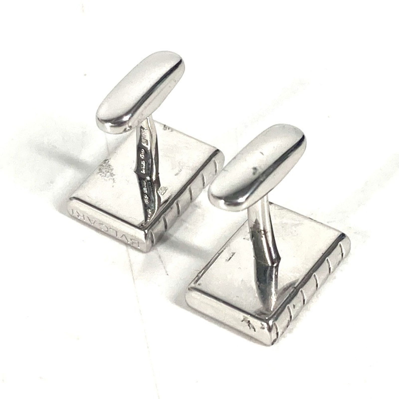 925 Bvlgari Cufflinks Silver - 4