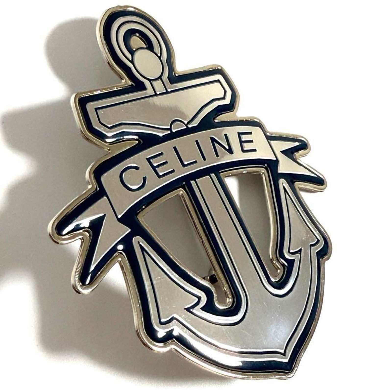 Metal Celine Brooch - 7