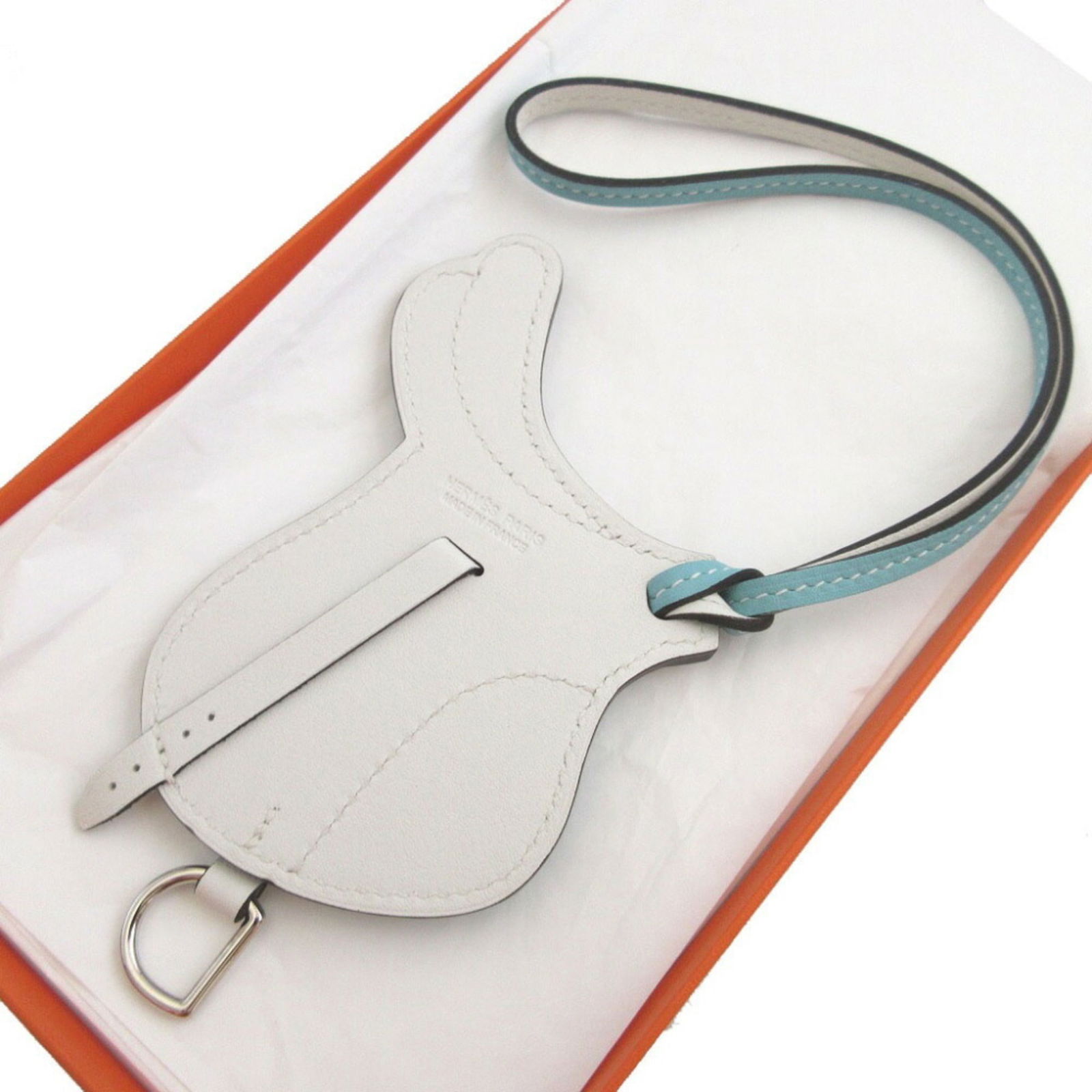Leather Hermes Handbag Charm Swift - 4