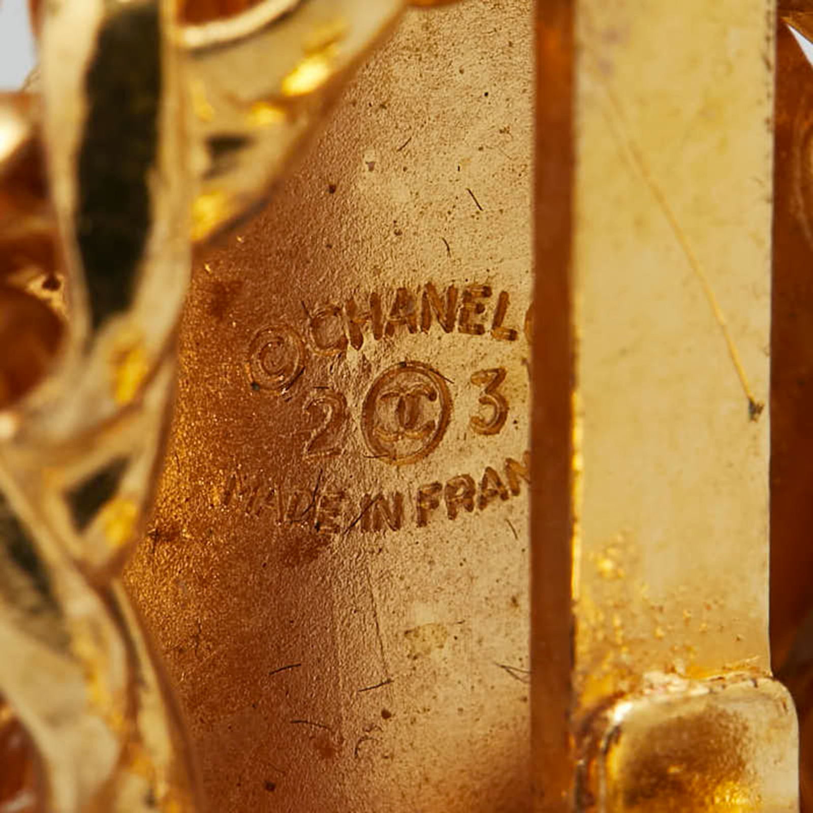 Plating Chanel Clip Earrings Gold - 4