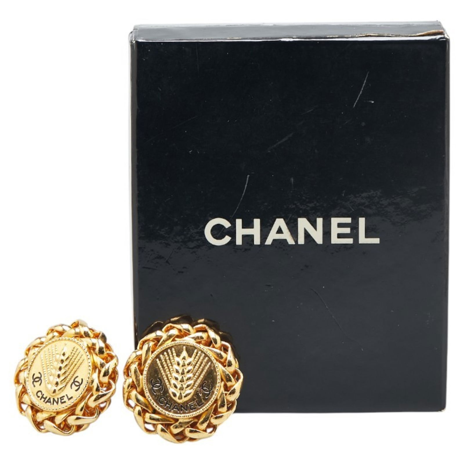 Plating Chanel Clip Earrings Gold - 5