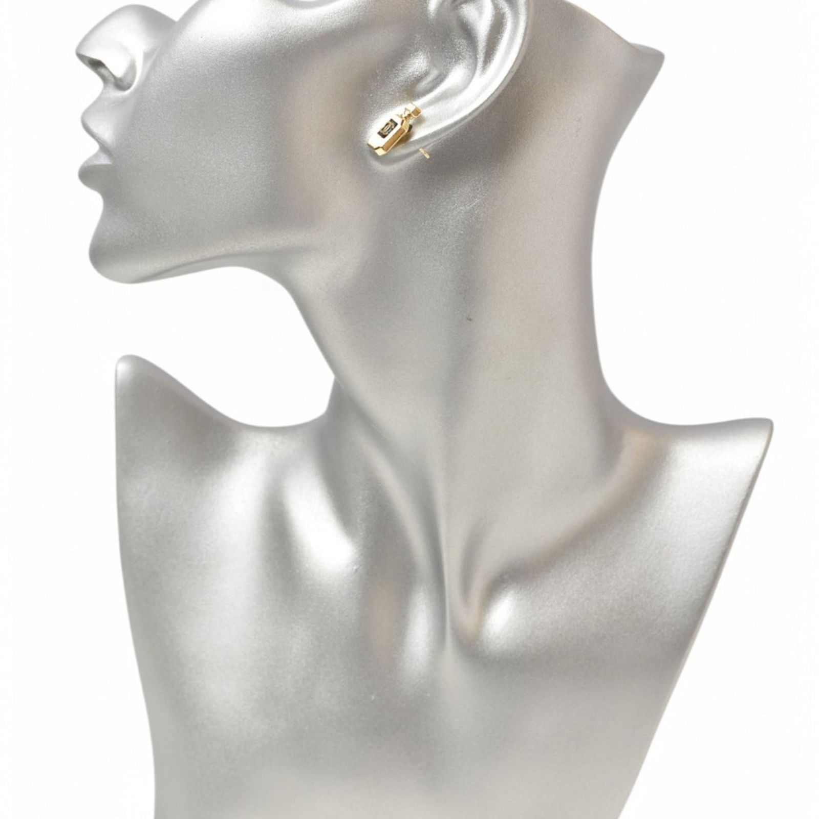 Plating Chanel Stud Earrings Gold - 5