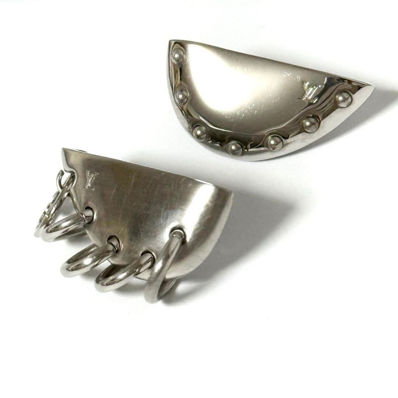 Metal Louis Vuitton Stud Earrings - 2