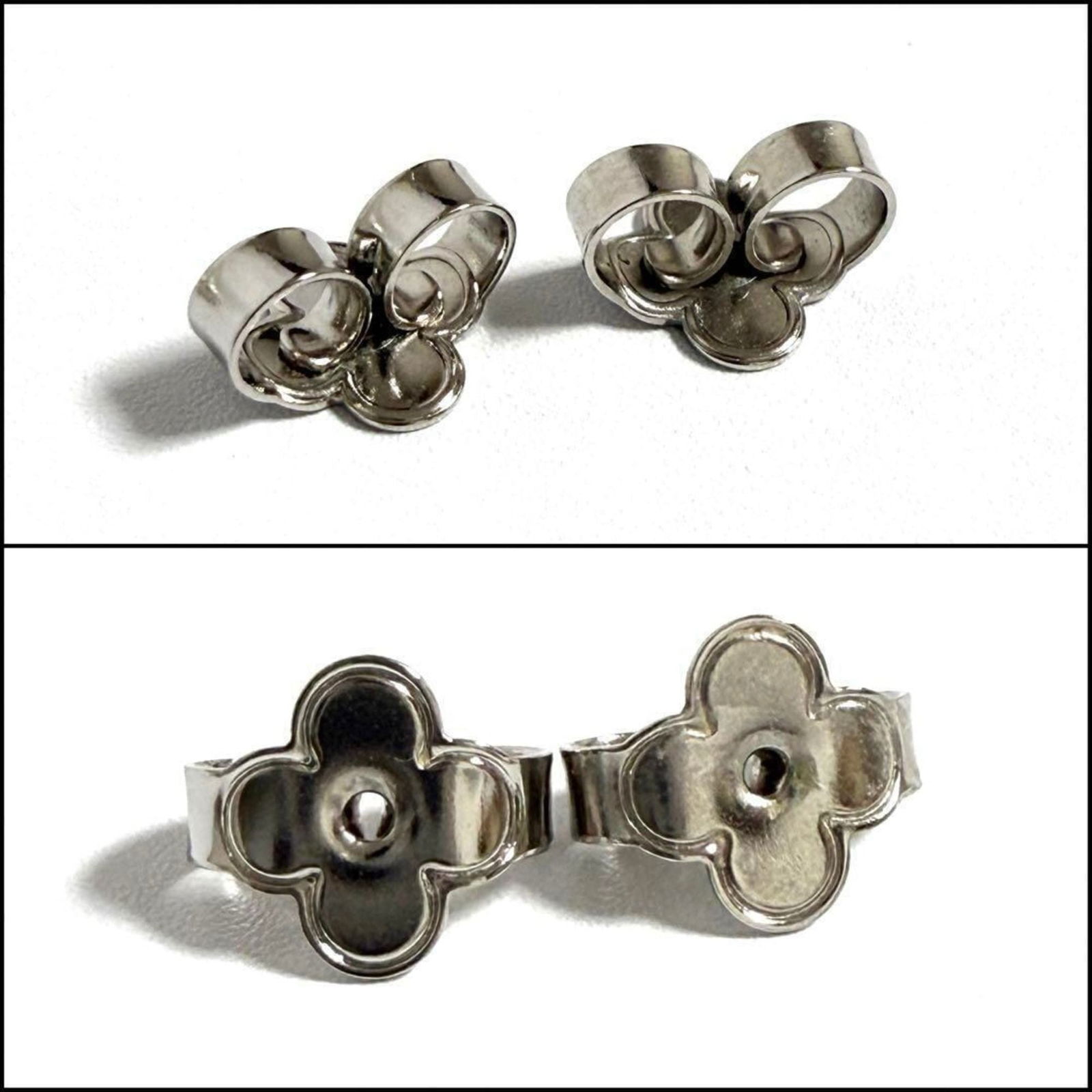Metal Louis Vuitton Stud Earrings - 6