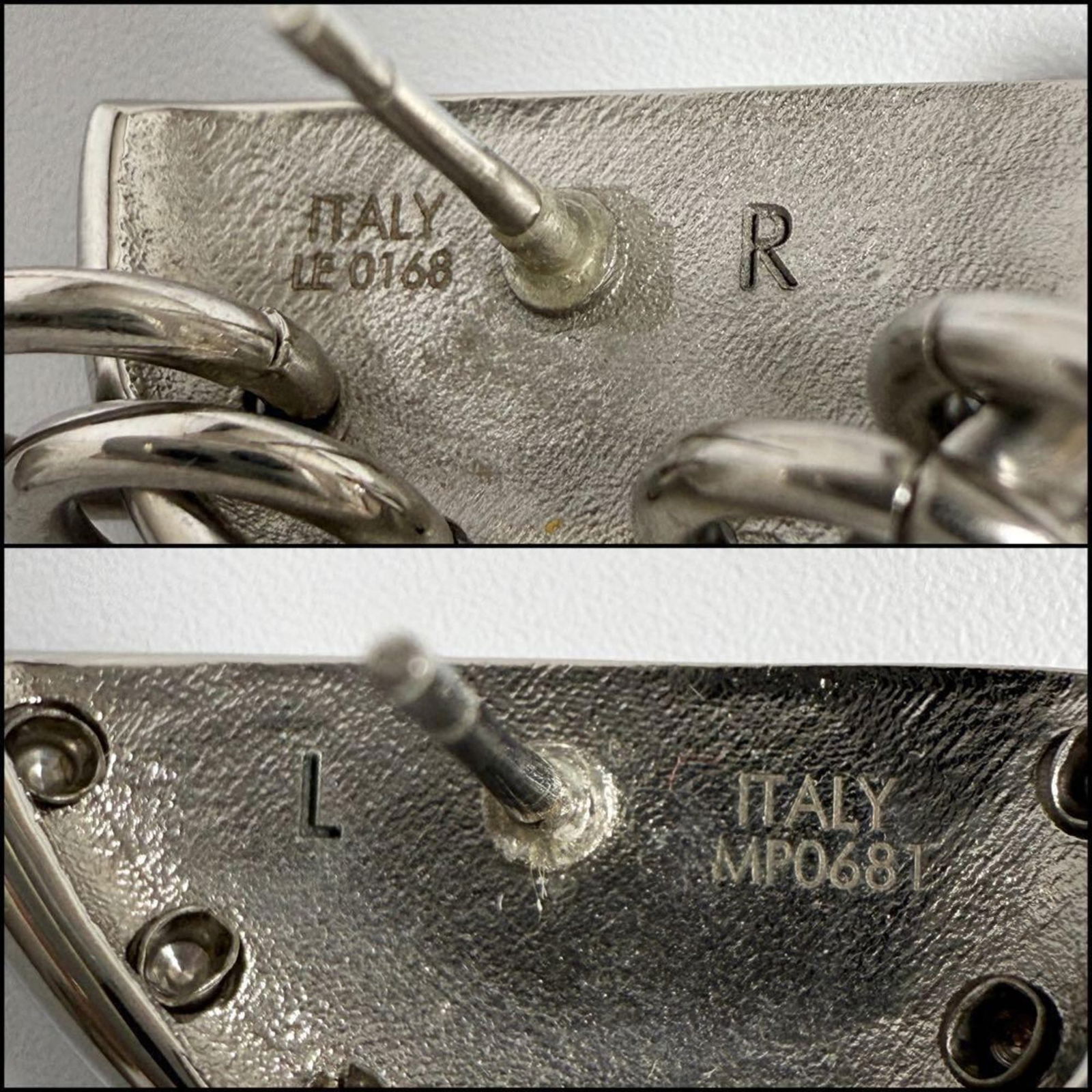 Metal Louis Vuitton Stud Earrings - 7