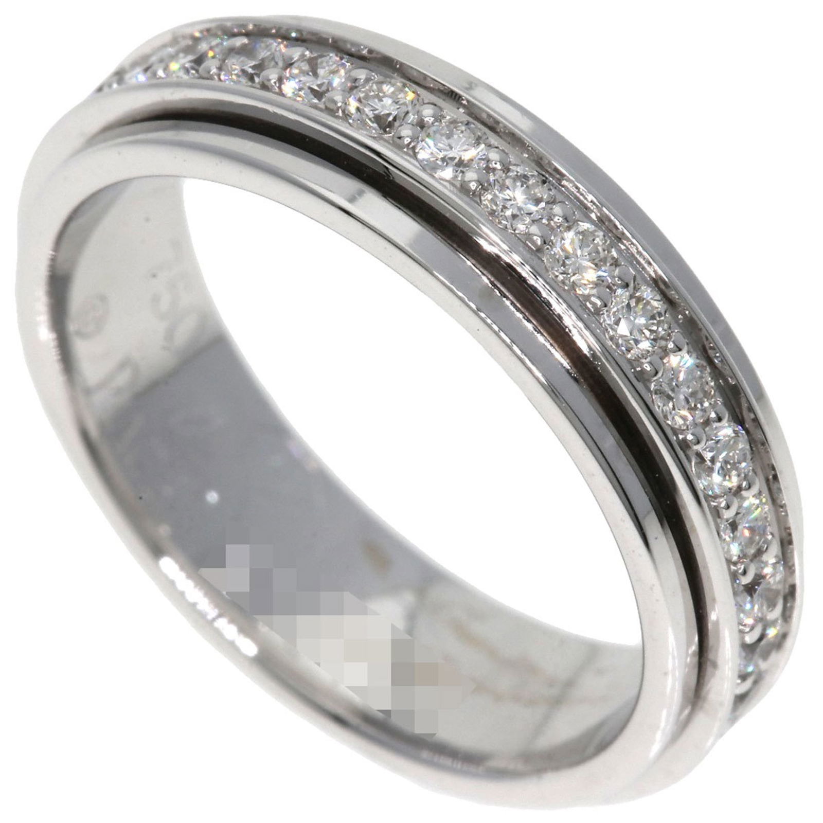 (18K) Piaget Band Ring White Gold: (18K) Piaget Band Ring White Gold This listing features (18K) Piaget Band Ring White Gold. Item specifics are provided below. Item Specifics: Brand: Piaget Type: Band Ring Gender: Women Material: Whit