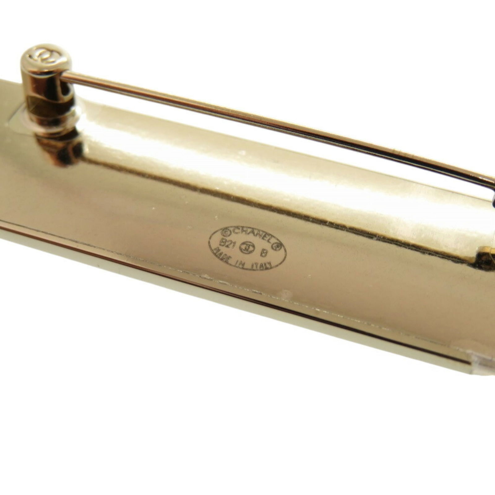 Metal Chanel Brooch - 4