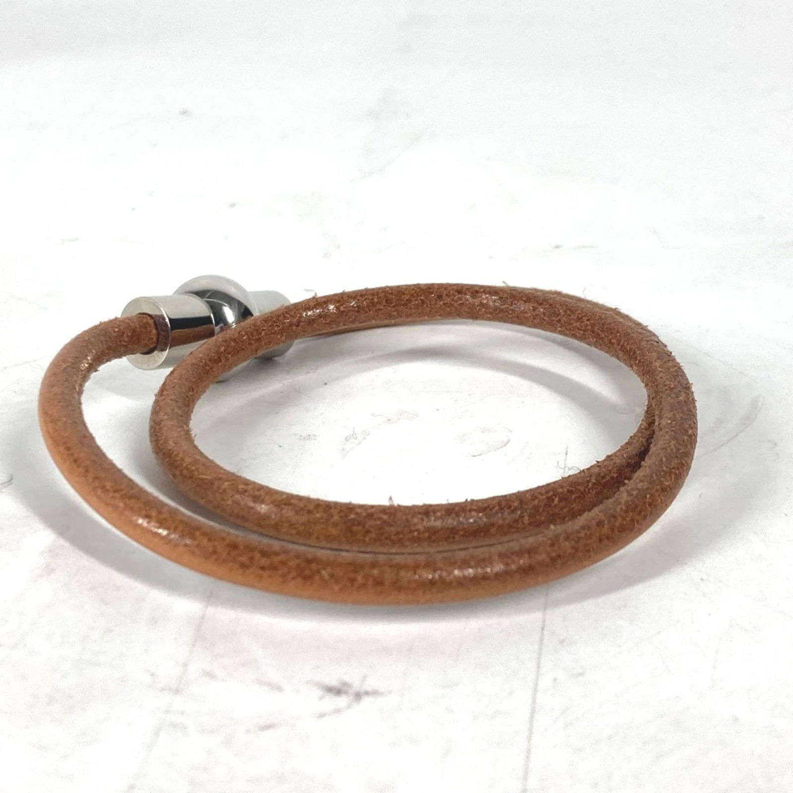 Leather Hermes Charm Bracelet - 4