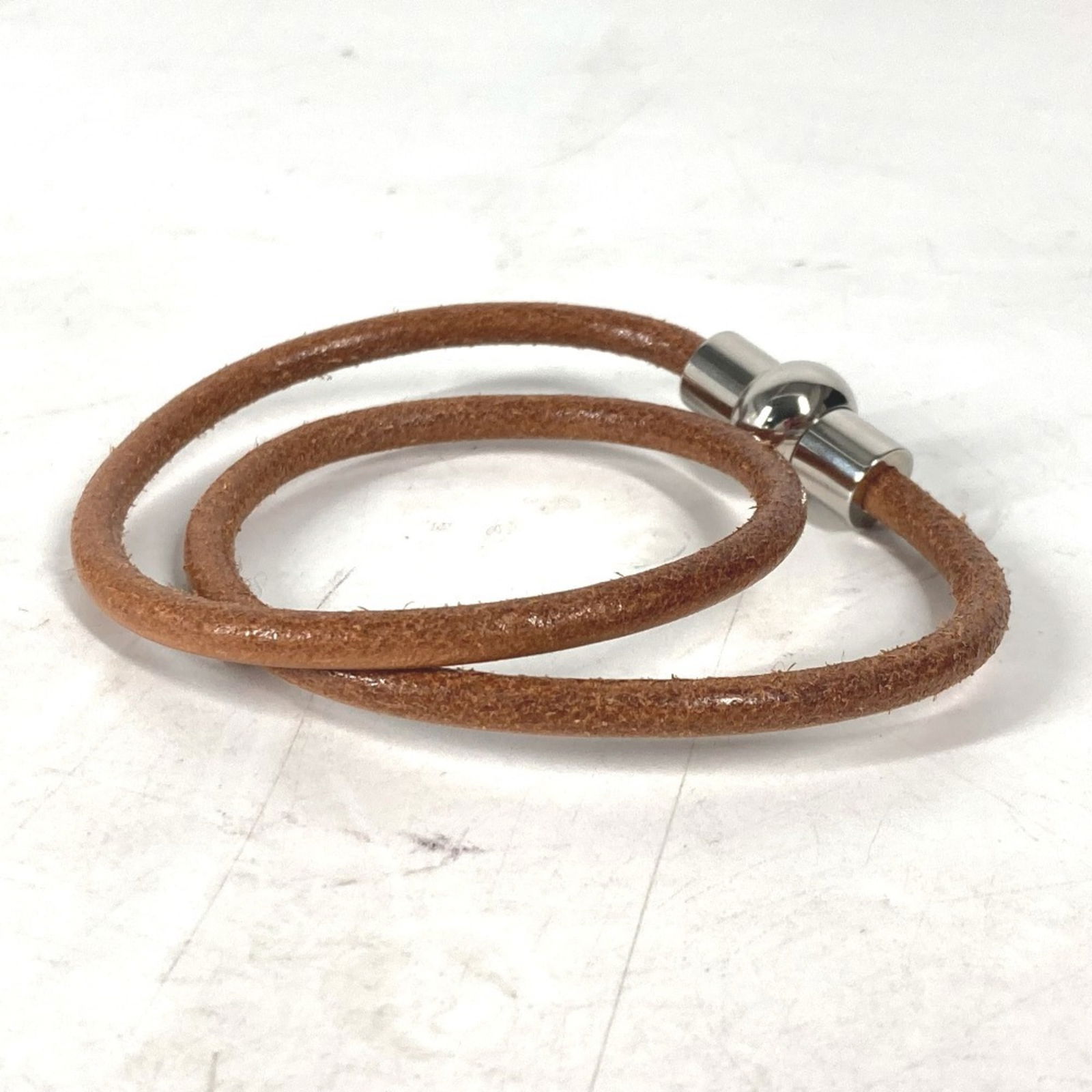 Leather Hermes Charm Bracelet - 5