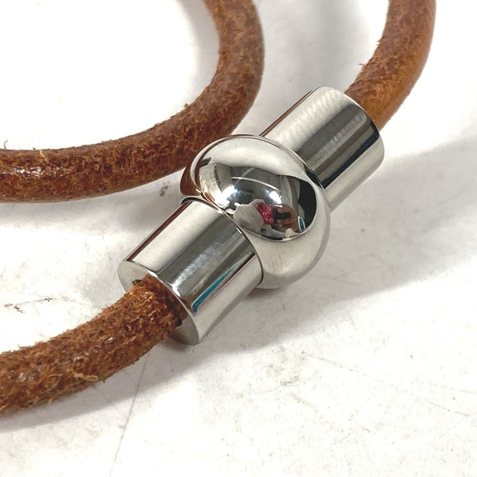 Leather Hermes Charm Bracelet - 6