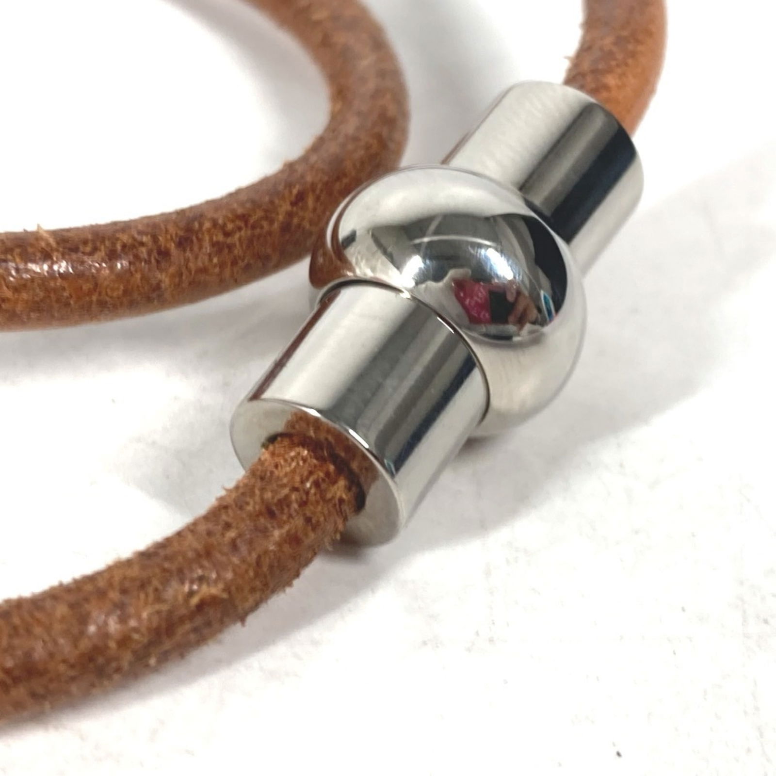 Leather Hermes Charm Bracelet - 9