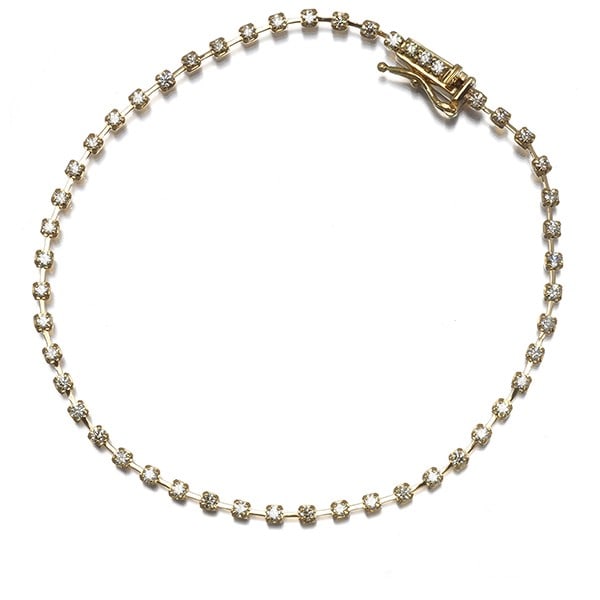 Gold Diamond 1.00Ct Bracelet 18K 750 Yellow (1 of 4)