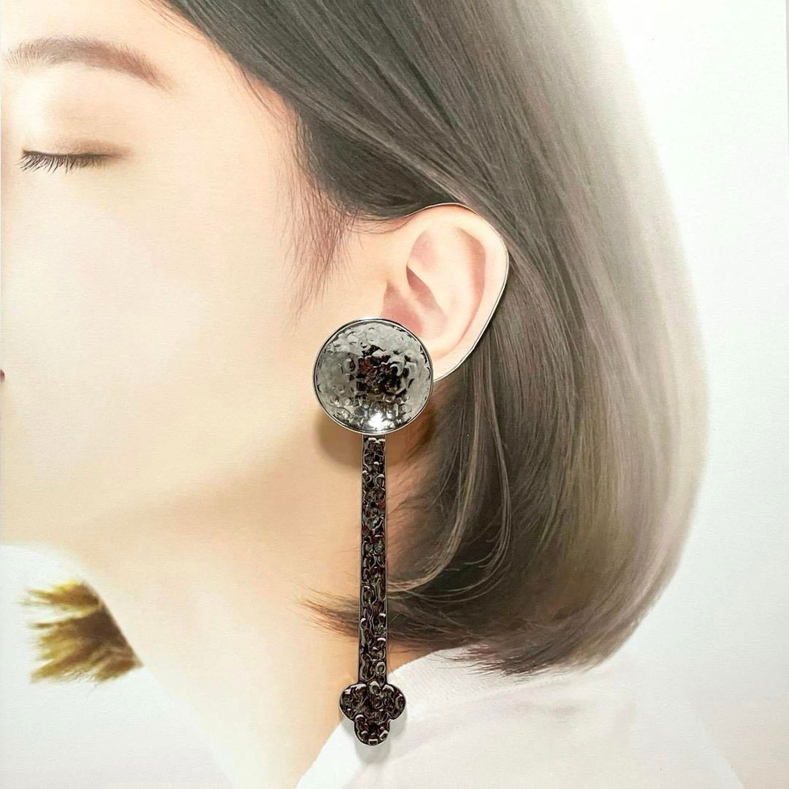 Metal Loewe Stud Earrings - 9