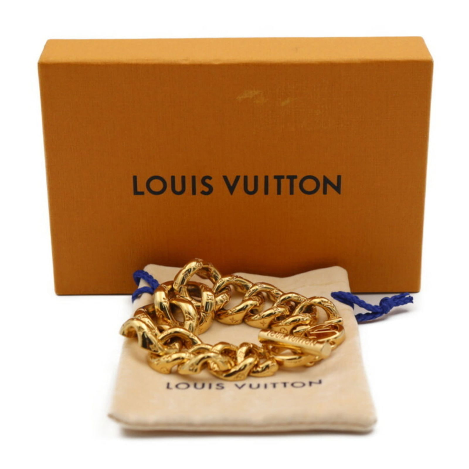 Metal Louis Vuitton Charm Bracelet - 10