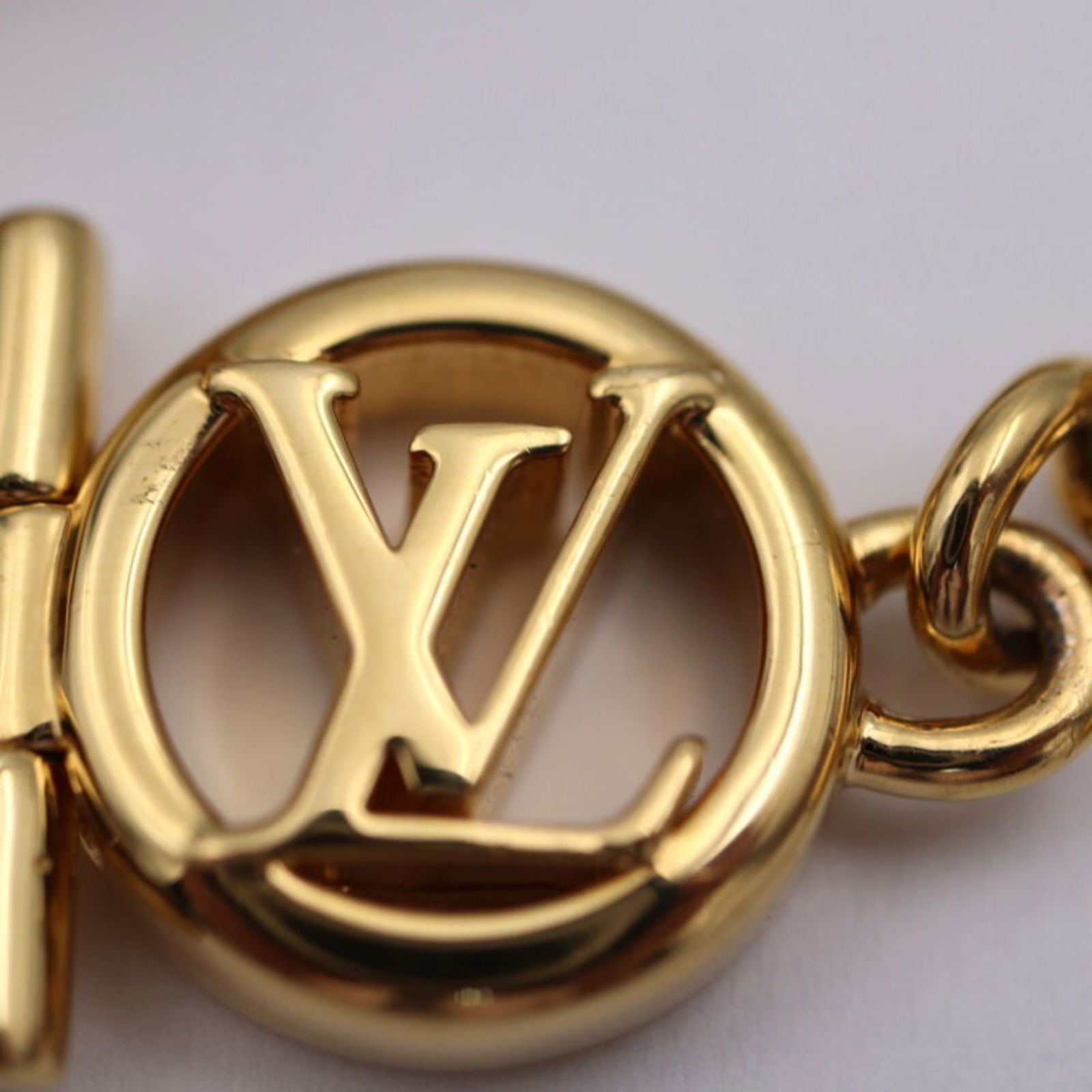 Metal Louis Vuitton Charm Bracelet - 7