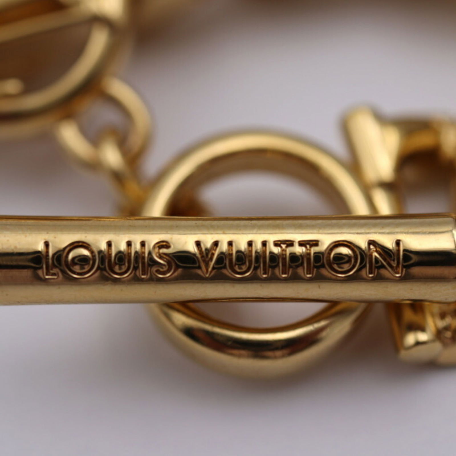 Metal Louis Vuitton Charm Bracelet - 9