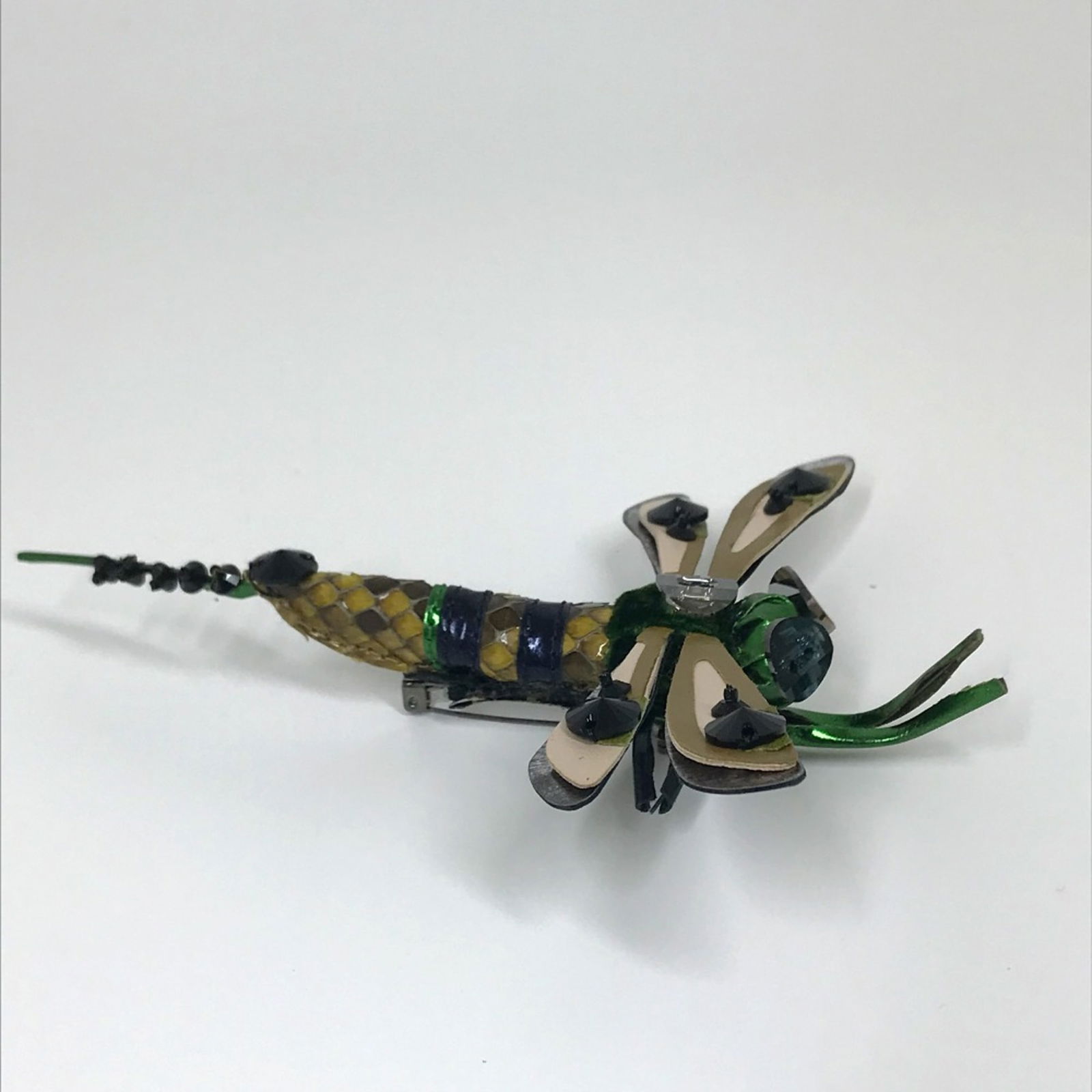 Leather Miu Brooch - 3