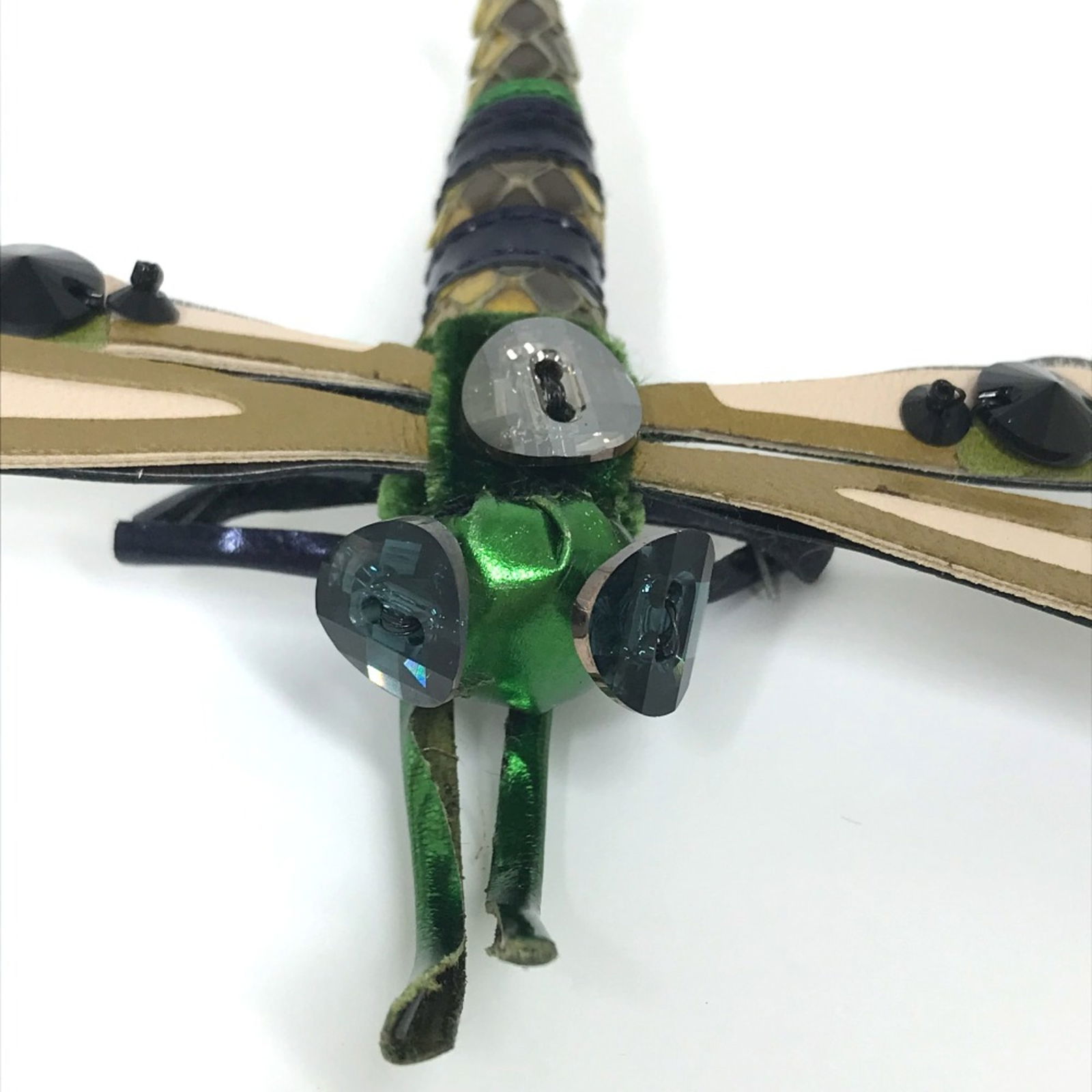 Leather Miu Brooch - 4