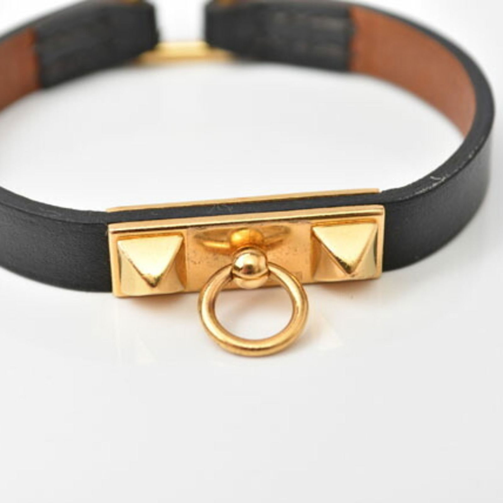 Leather Hermes Bangle - 6