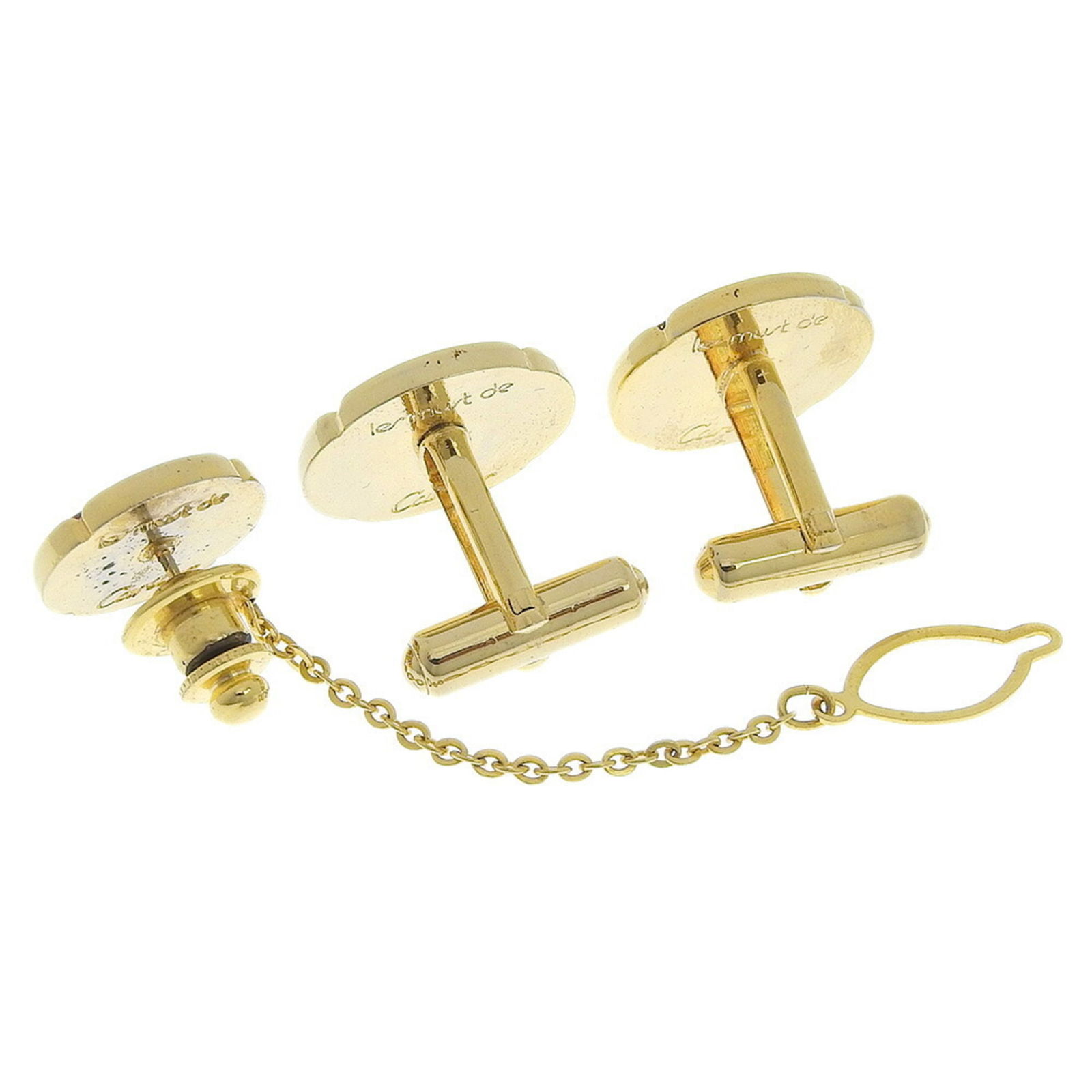 Plating Cartier Cufflinks Gold - 2