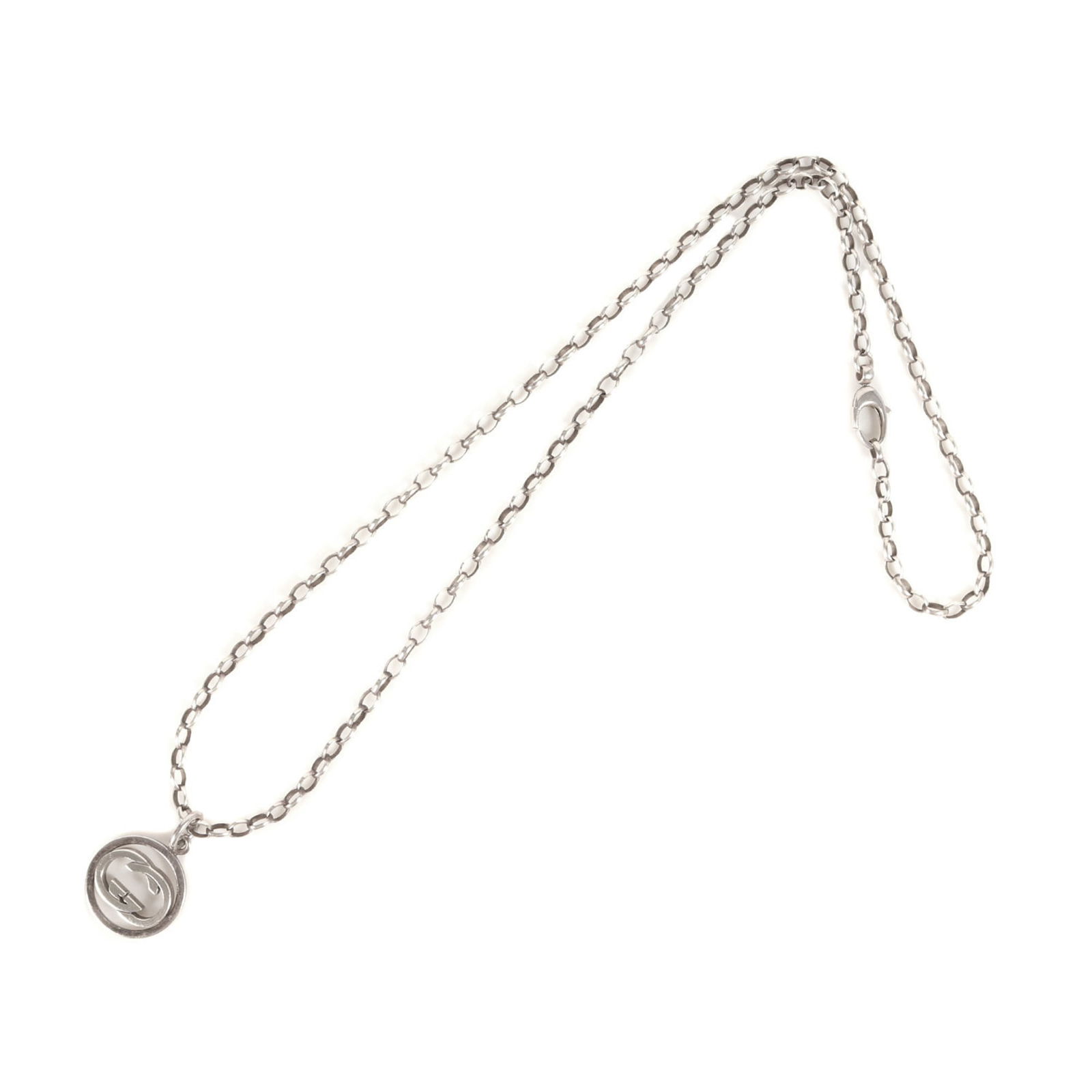 Men's GUCCI Circle Interlocking GG Necklace Silver Ag925 Luxury: Men's GUCCI Circle Interlocking GG Necklace Silver Ag925 Luxury This listing features Men's GUCCI Circle Interlocking GG Necklace Silver Ag925 Luxury. Item specifics are provided below. Item
