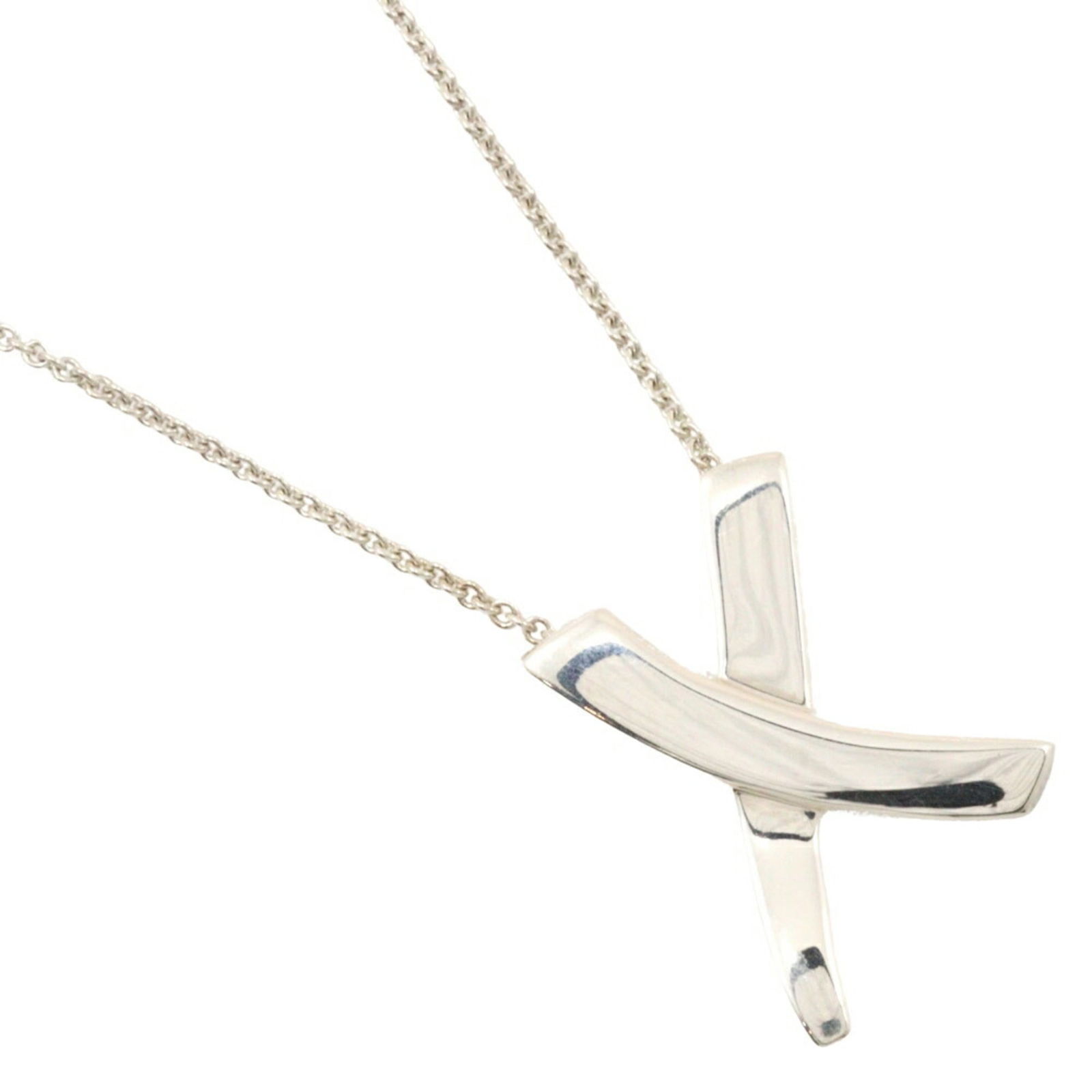 Women's Tiffany & Co. Kiss Large Necklace Paloma Picasso Silver 925 Made in the USA Approx. 5.8g: Women's Tiffany & Co. Kiss Large Necklace Paloma Picasso Silver 925 Made in the USA Approx. 5.8g This listing features Women's Tiffany & Co. Kiss Large Necklace Paloma Picasso Silver 925 Made in the