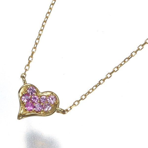 Gold Ahkah Necklace Pink Sapphire Heart 18K 750 Yellow: Gold Ahkah Necklace Pink Sapphire Heart 18K 750 Yellow This listing features Gold Ahkah Necklace Pink Sapphire Heart 18K 750 Yellow. Item specifics are provided below. Item Specifics: Brand: AHKAH