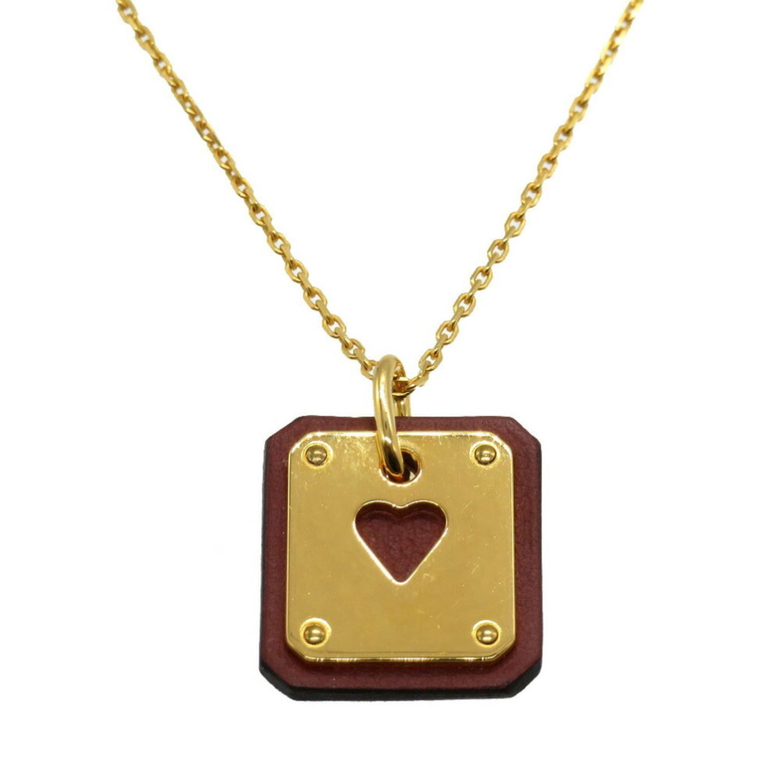 HERMES As de Coeur PM Heart Swift Leather Gold Z Stamped Necklace 0236: HERMES As de Coeur PM Heart Swift Leather Gold Z Stamped Necklace 0236 This listing features HERMES As de Coeur PM Heart Swift Leather Gold Z Stamped Necklace 0236. Item specifics are provided below.