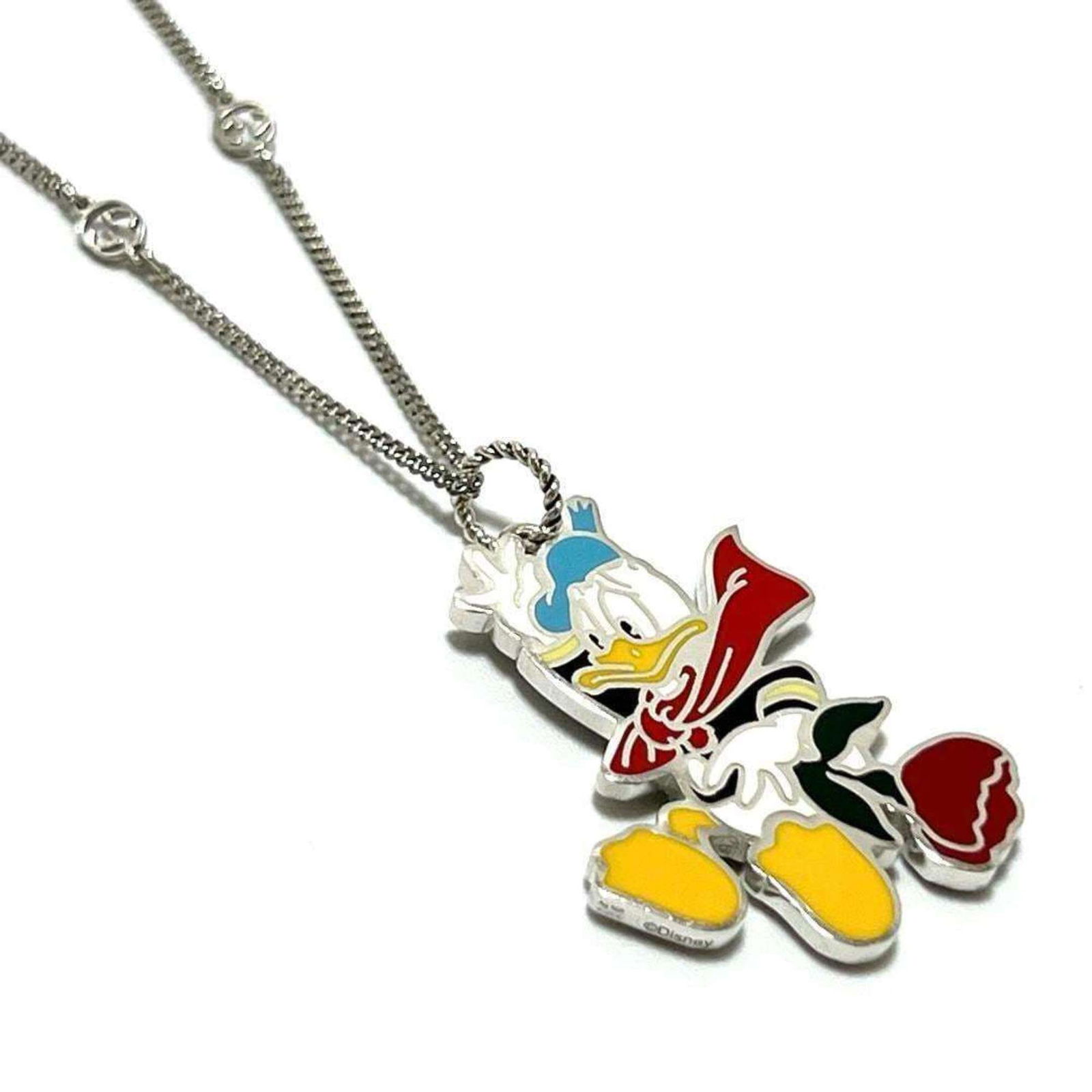 925 GUCCI Women's Necklace Donald Interlocking Silver: 925 GUCCI Women's Necklace Donald Interlocking Silver This listing features 925 GUCCI Women's Necklace Donald Interlocking Silver. Item specifics are provided below. Item Specifics: Brand: Gucci