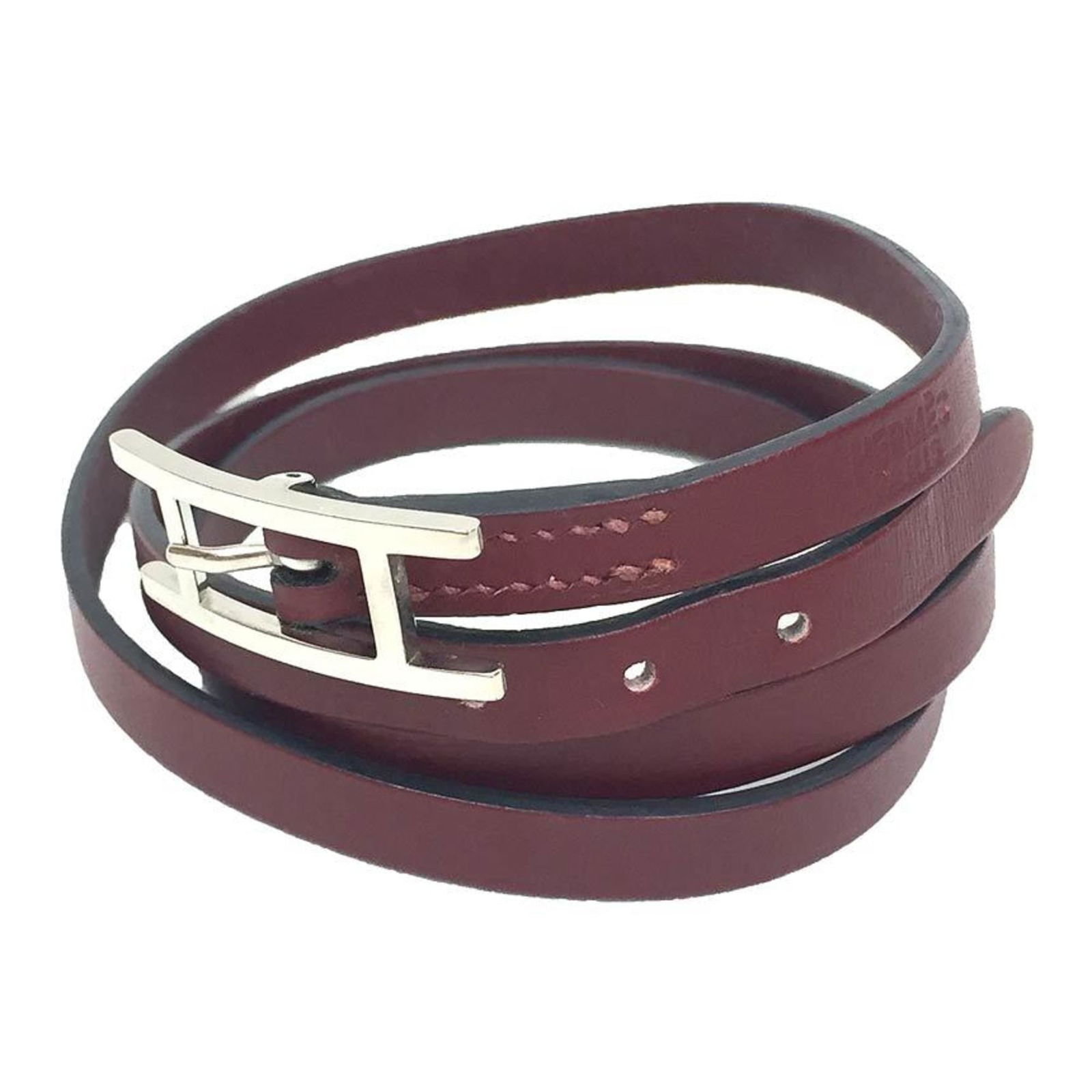 Leather Hermes Charm Bracelet: Leather Hermes Charm Bracelet This listing features Leather Hermes Charm Bracelet. Item specifics are provided below. Item Specifics: Brand: Hermes Type: Charm Bracelet Style: Casual Gender: Men,Women