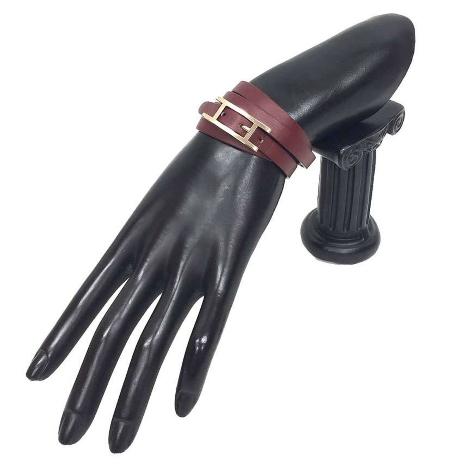 Leather Hermes Charm Bracelet - 2