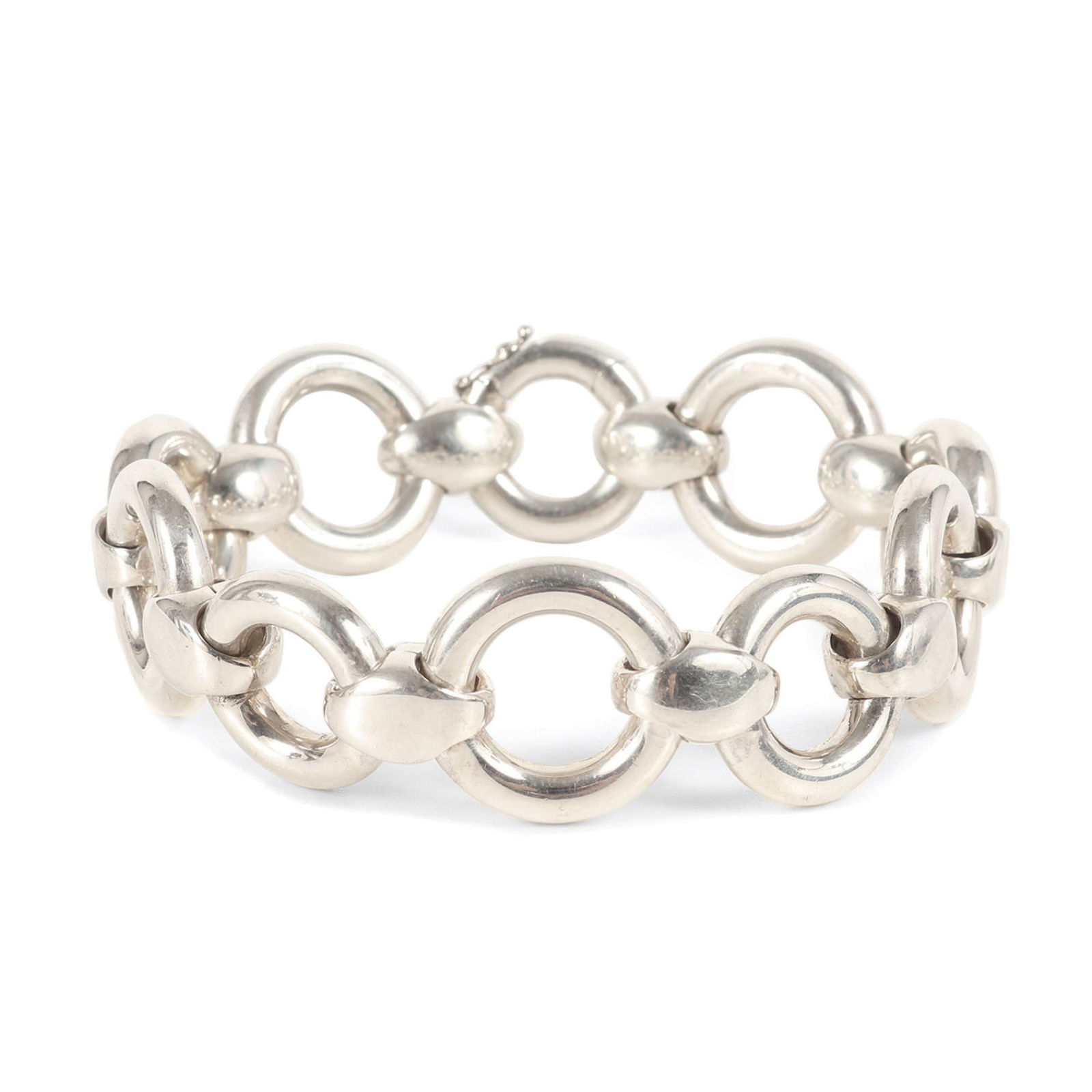 925 Hermes Charm Bracelet Silver (1 of 7)