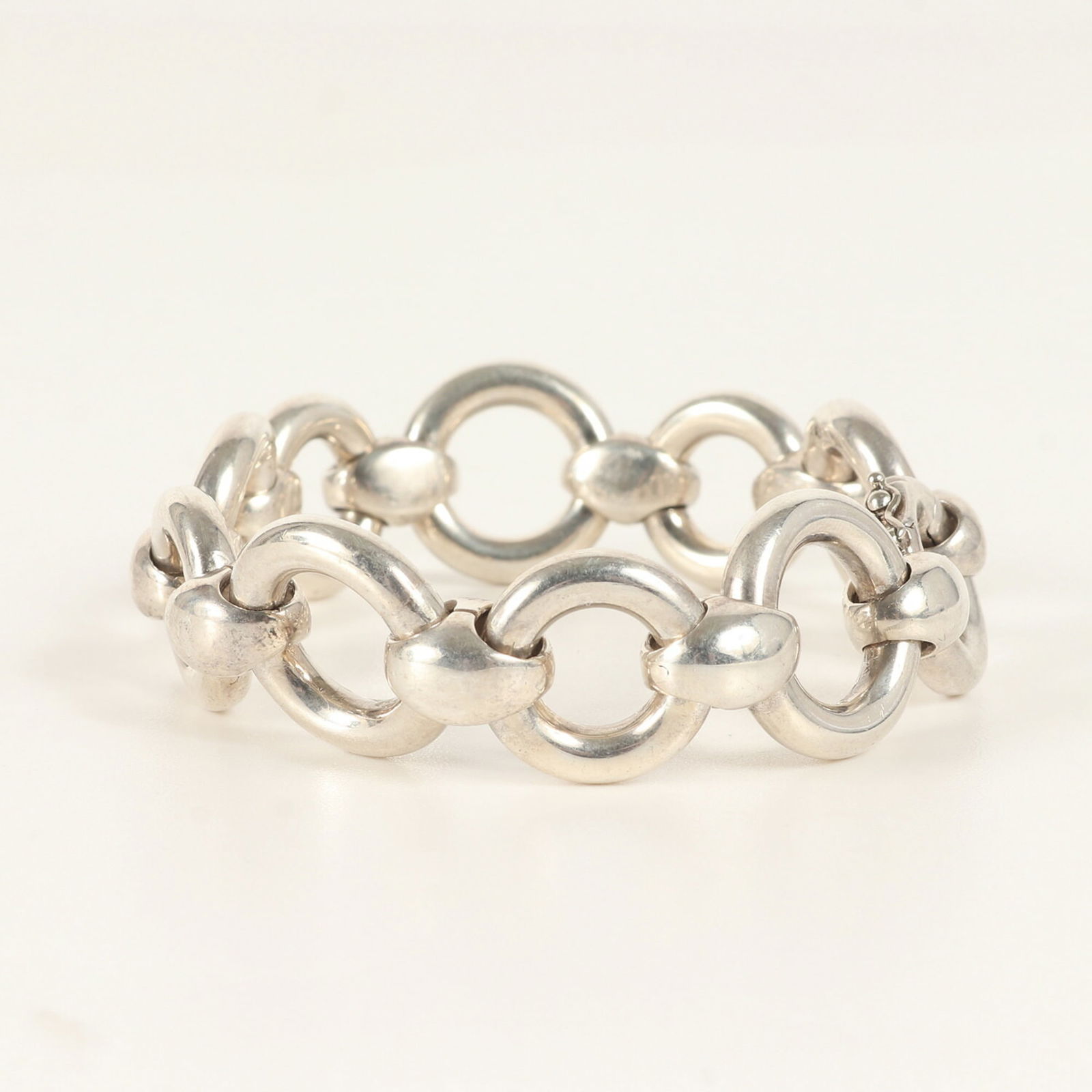 925 Hermes Charm Bracelet Silver - 3