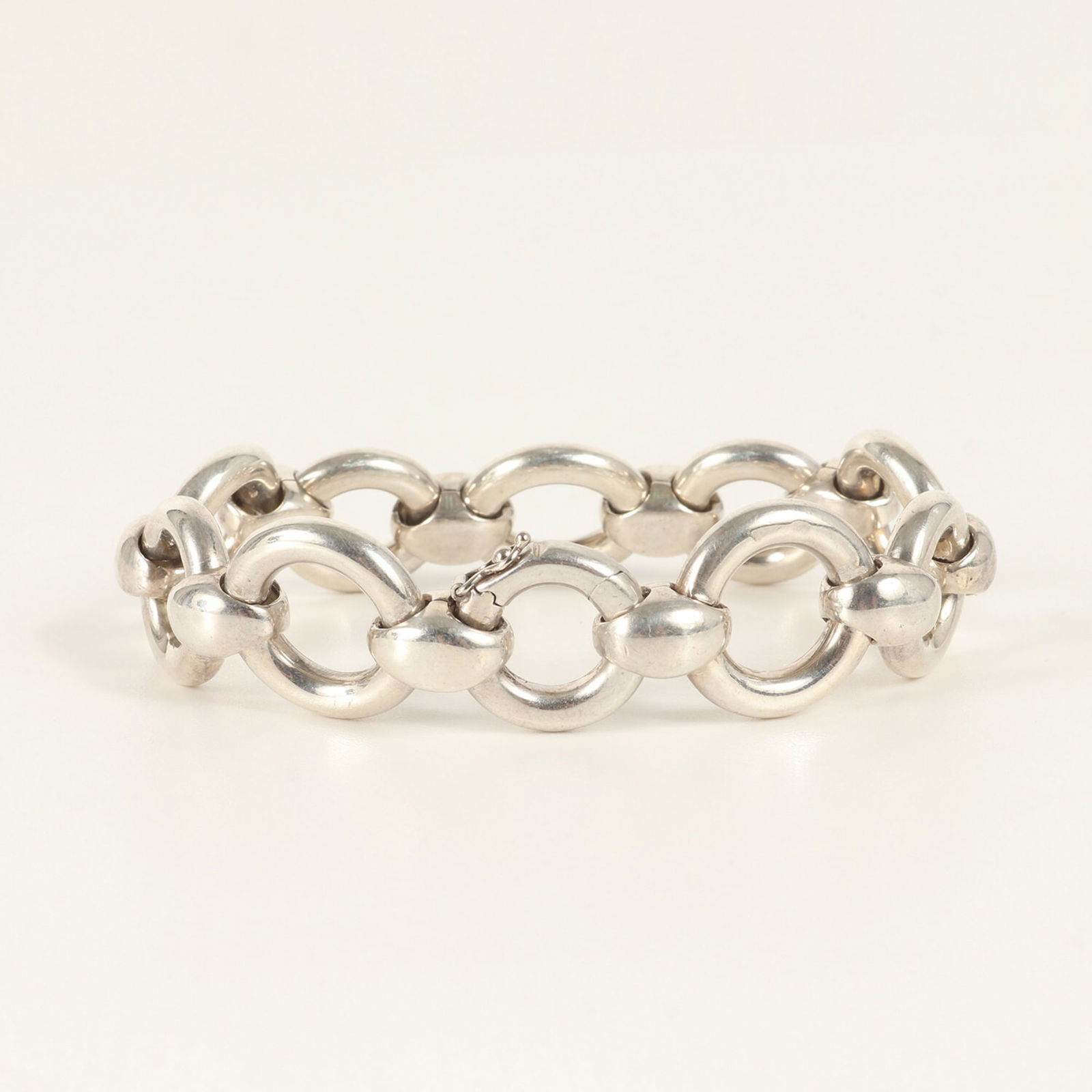 925 Hermes Charm Bracelet Silver - 4