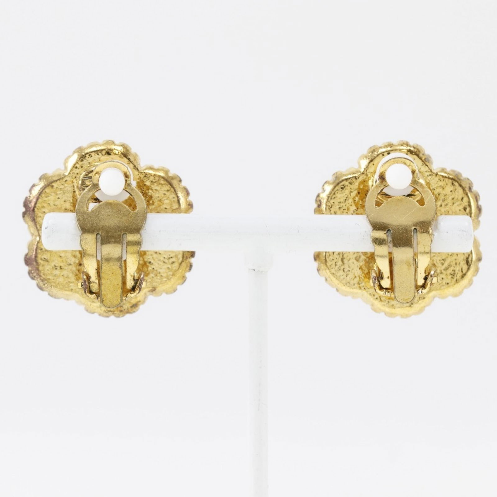 Plating Chanel Clip Earrings Gold - 3
