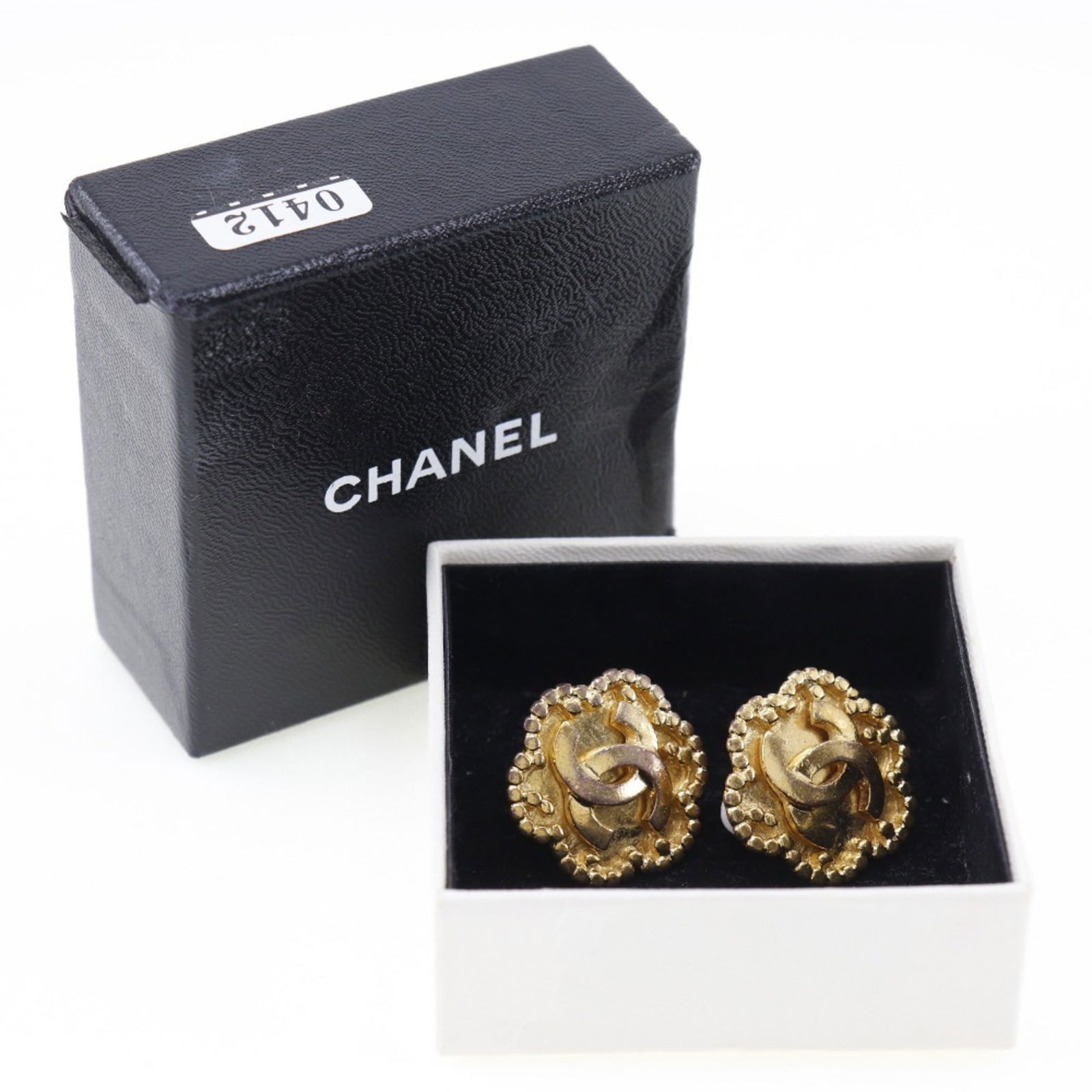 Plating Chanel Clip Earrings Gold - 8