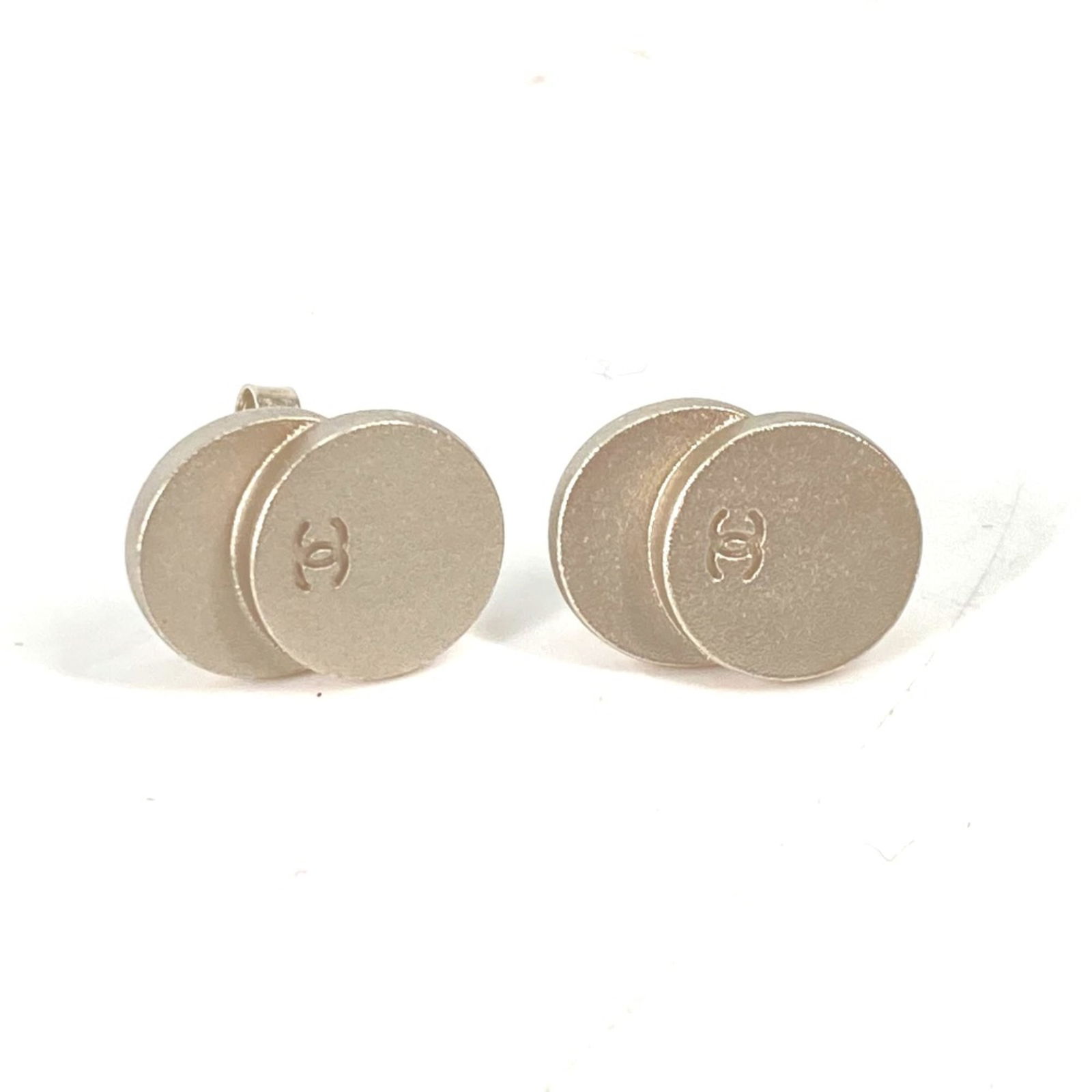 Other Chanel Stud Earrings: Other Chanel Stud Earrings This listing features Other Chanel Stud Earrings. Item specifics are provided below. Item Specifics: Brand: Chanel Type: Stud Earrings Material: Other Color: Silver Gender: