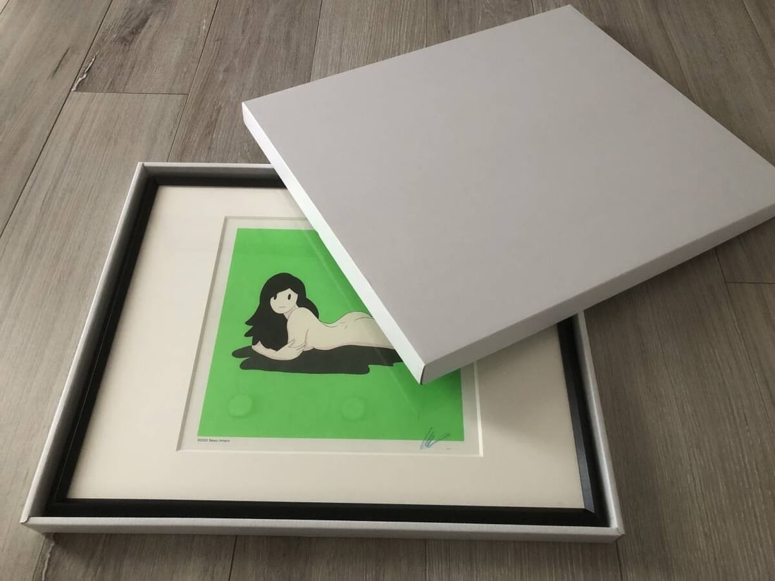 Takeru Amano Hand Signed Offset Print Framed - 9