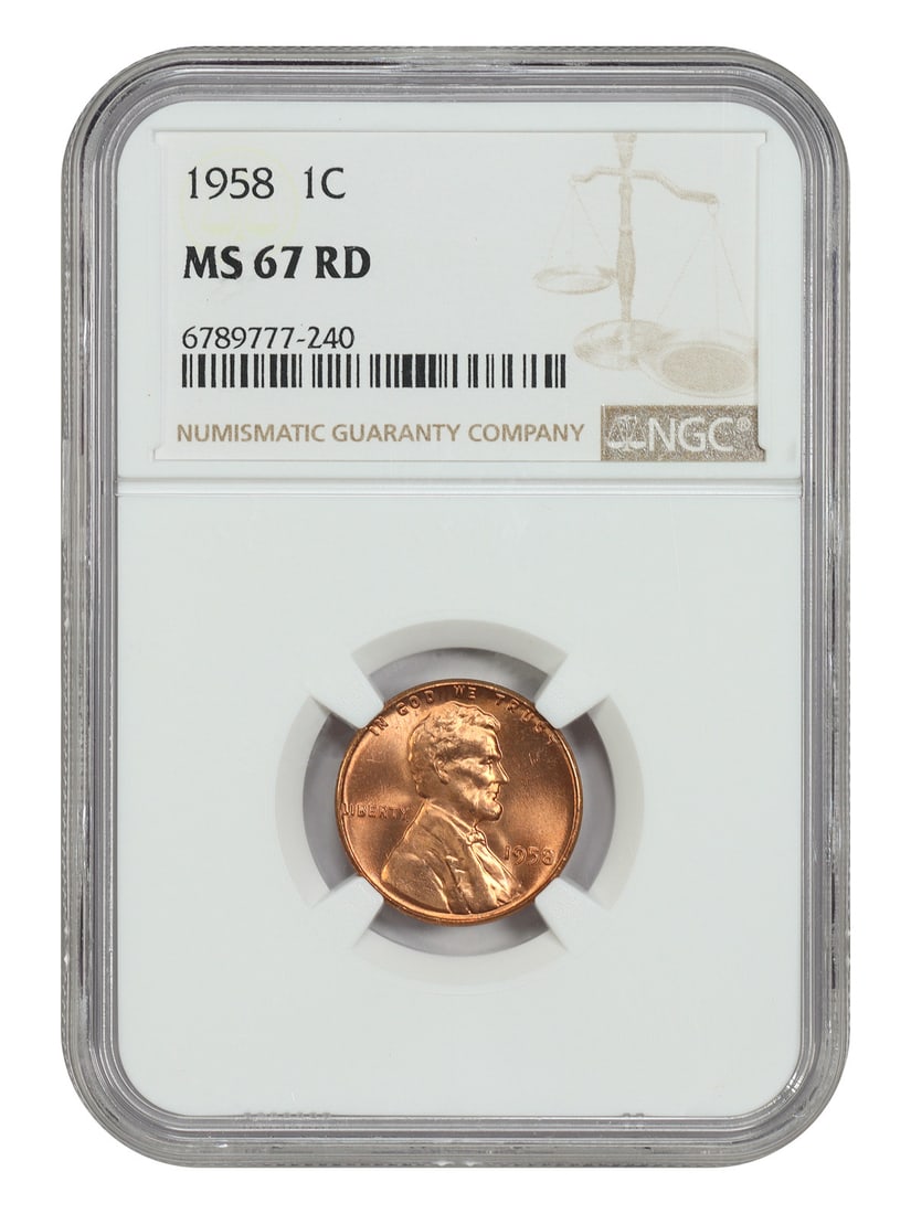 MS67RD 1958 1C NGC (1 of 4)