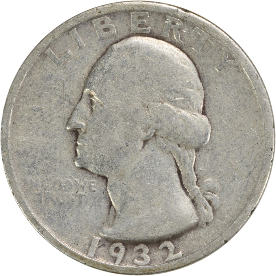 Uncertified 1932-S Washington Silver Quarter F: Uncertified 1932-S Washington Silver Quarter F A rare and beautiful piece of American numismatic history, this 1932-S Washington Silver Quarter F is a stunning example of the San Francisco Mint's fine
