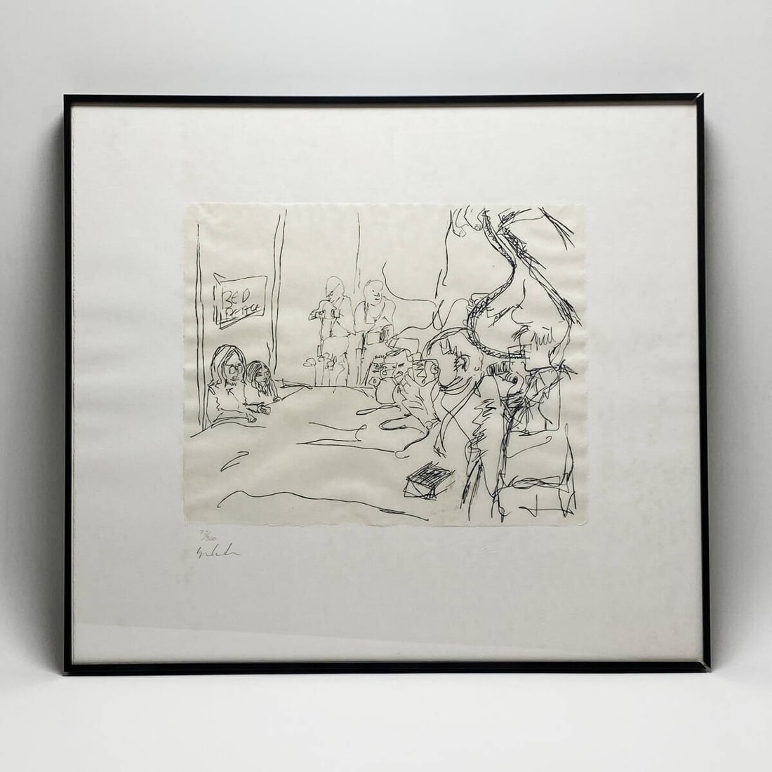 Yoko Ono Signed John Lennon Lithograph (Edition 300), Framed (1 of 9)