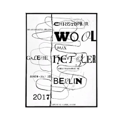 5cm x 67 cm - Christopher Wool 2017 solo exhibition poster 86 (1 of 1)