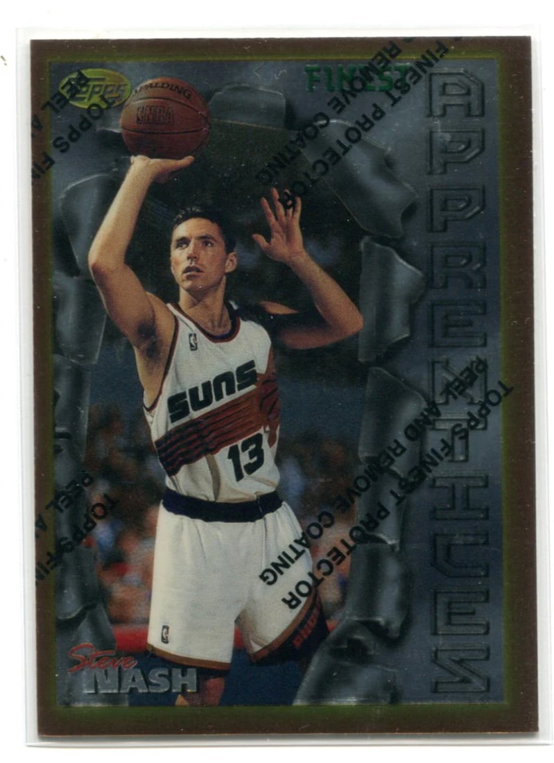 Card Steve Nash 1996 Topps Finest Apprentices #75 (1 of 1)