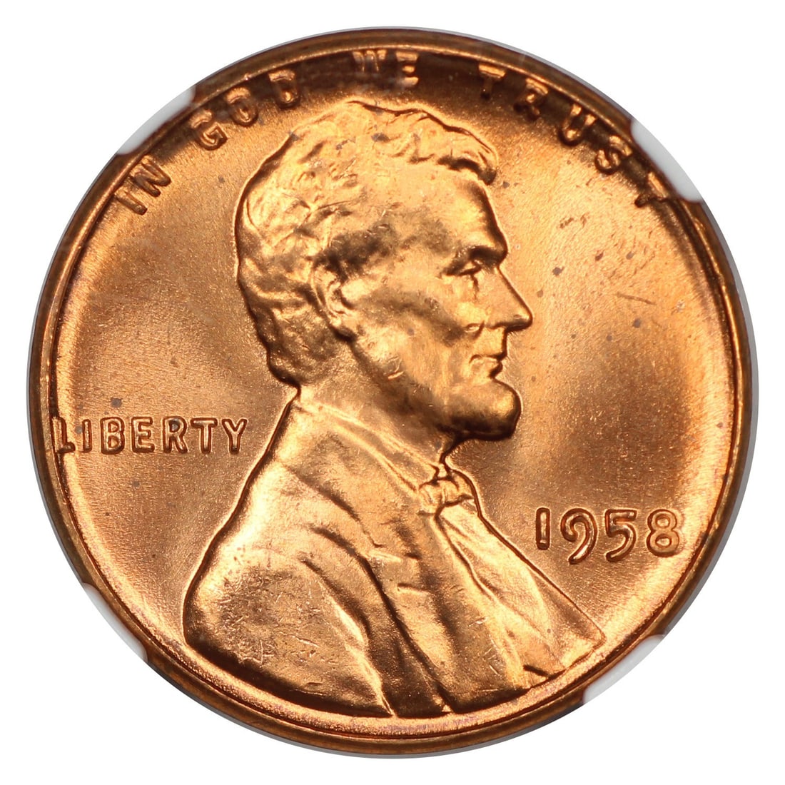 MS67RD 1958 1C NGC - 3