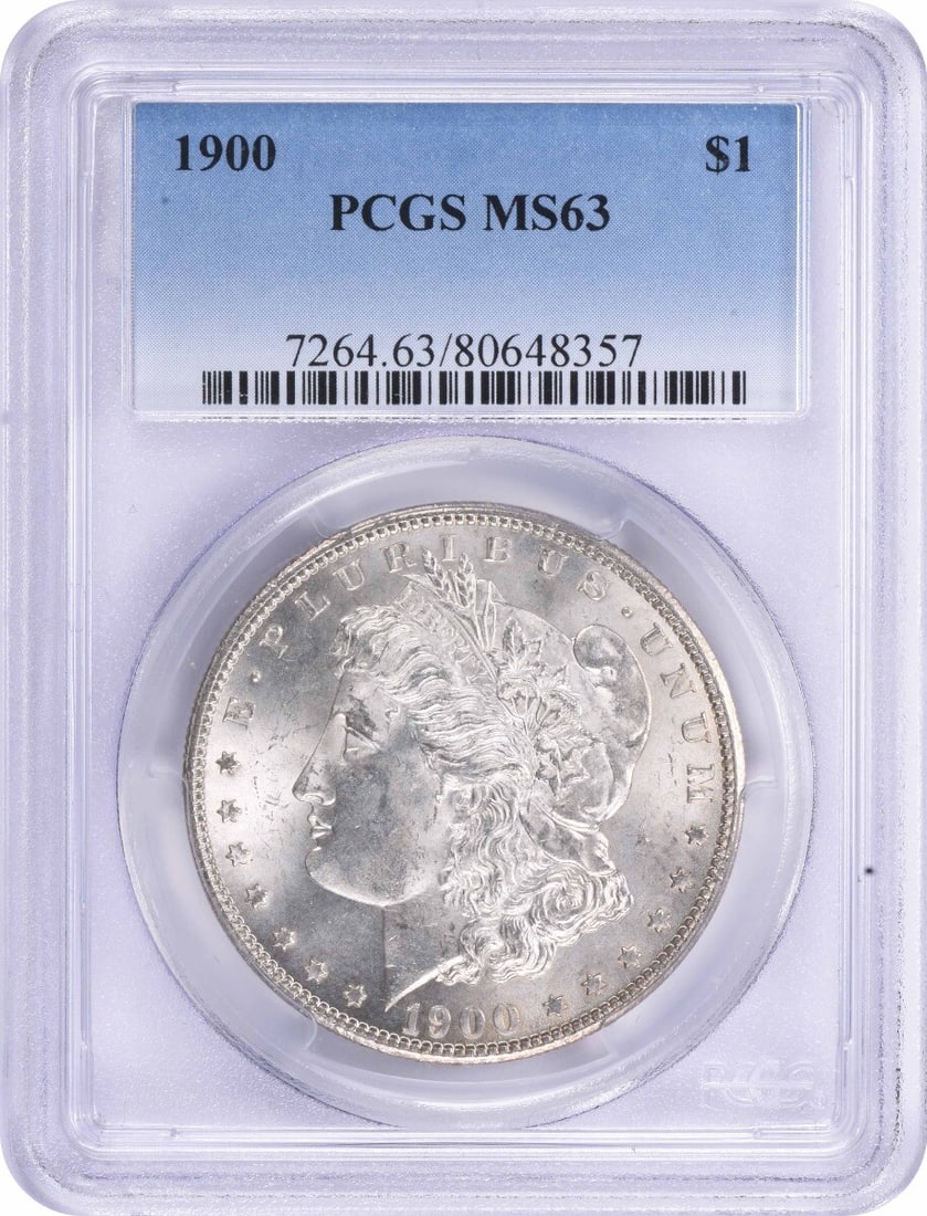 PCGS 1900 Morgan Silver Dollar MS63 (1 of 1)