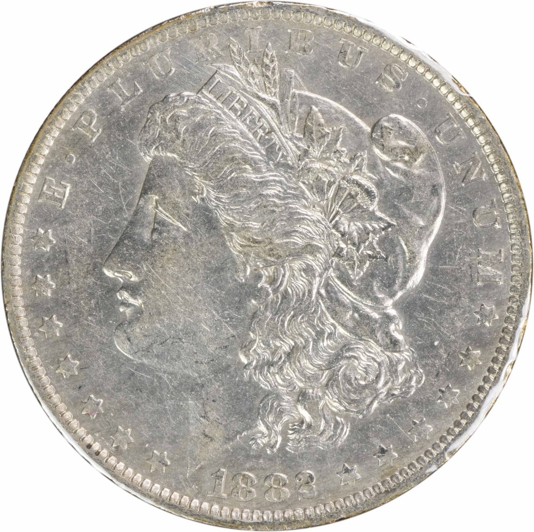 Uncertified 1882-O/ S VAM 3 EDS Morgan Silver Dollar AU (1 of 2)